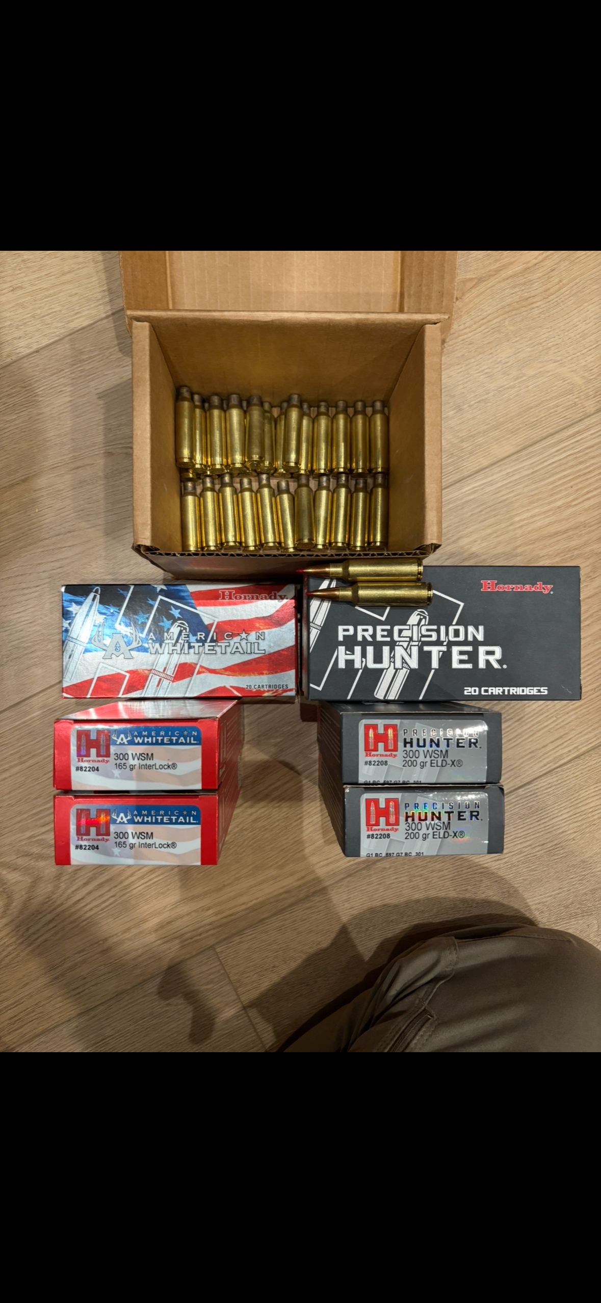 Photo of 300wsm brass ammo