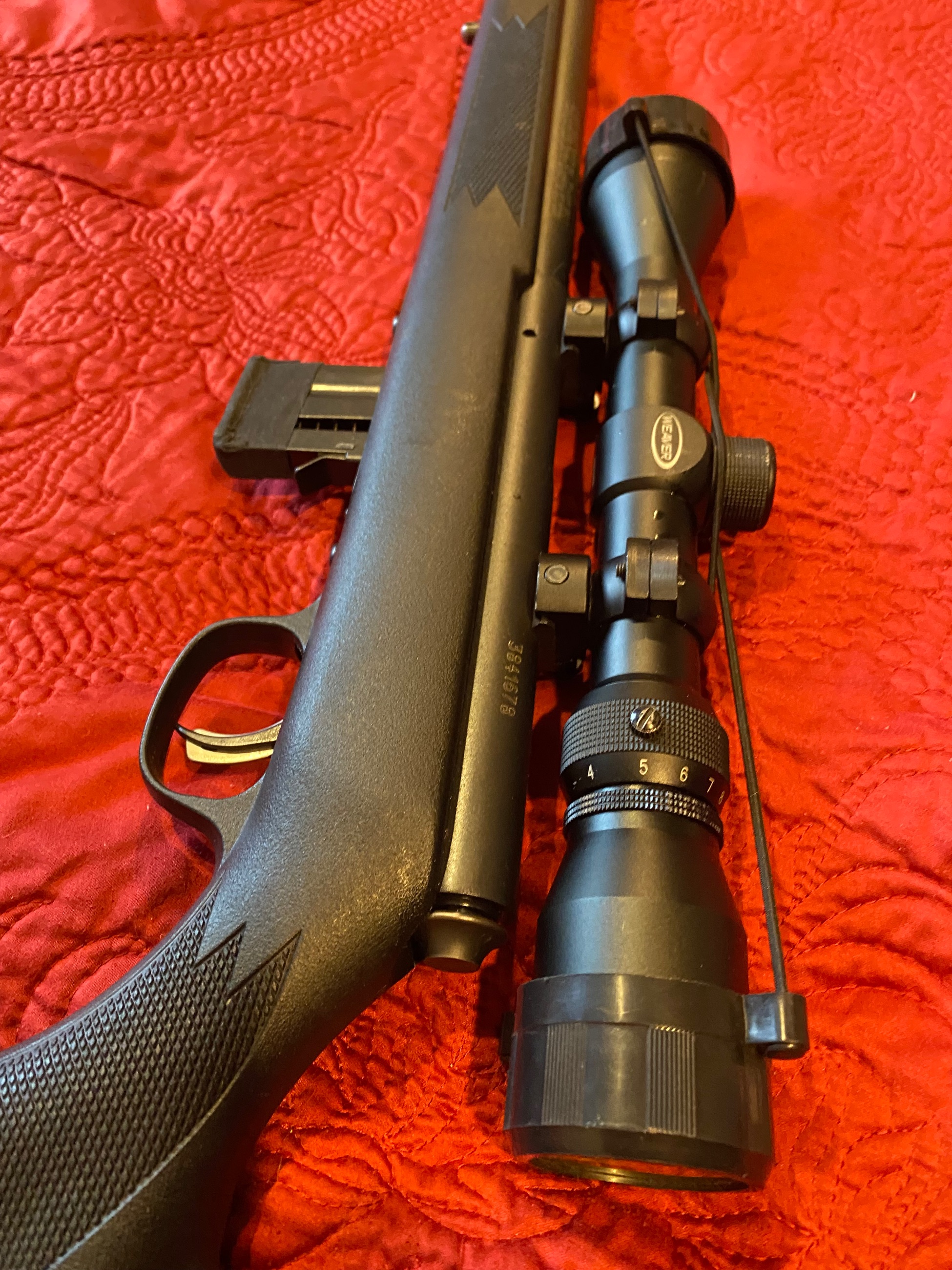 Photo of (Mint) Savage Model 93R17 17 HMR – Heavy Barrel – Weaver Scope – Low Round Count