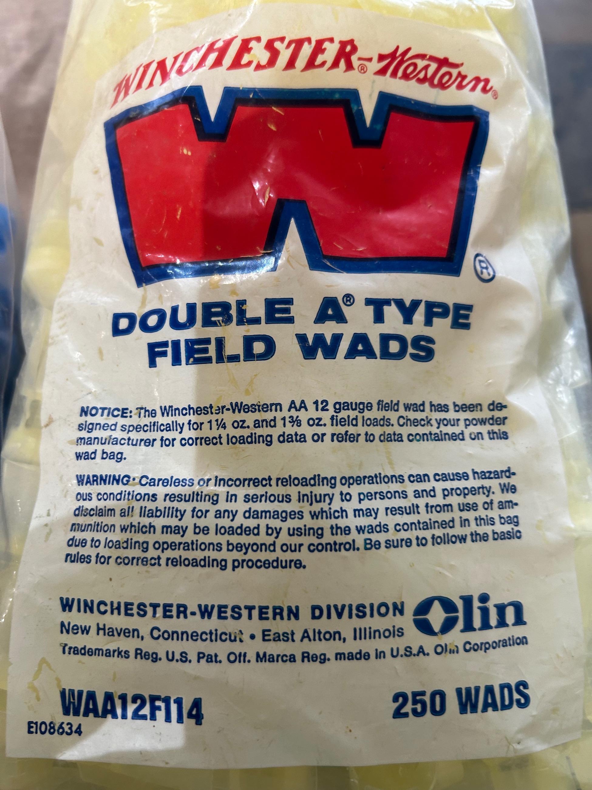 Photo of 12ga shotgun wads - various