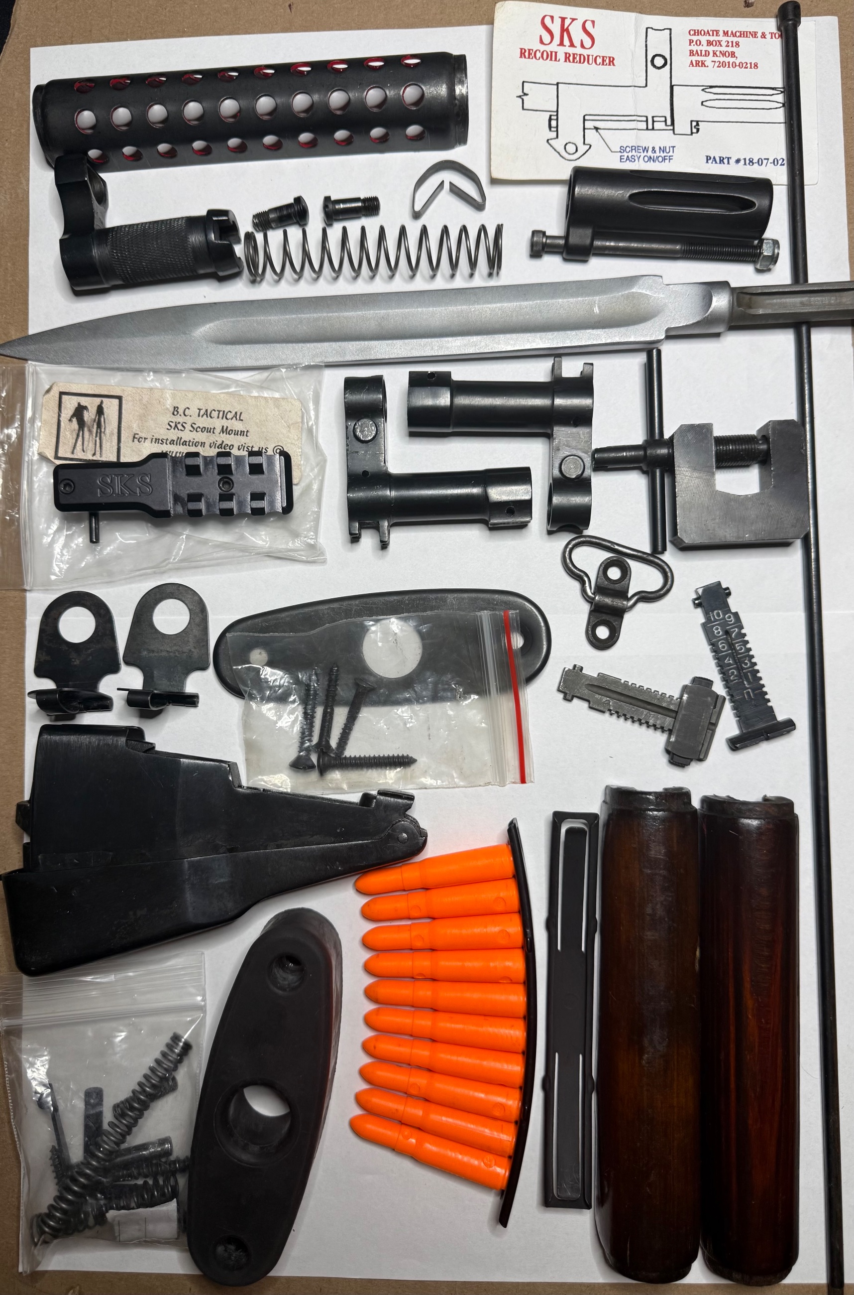 Photo of SKS random assortment of parts