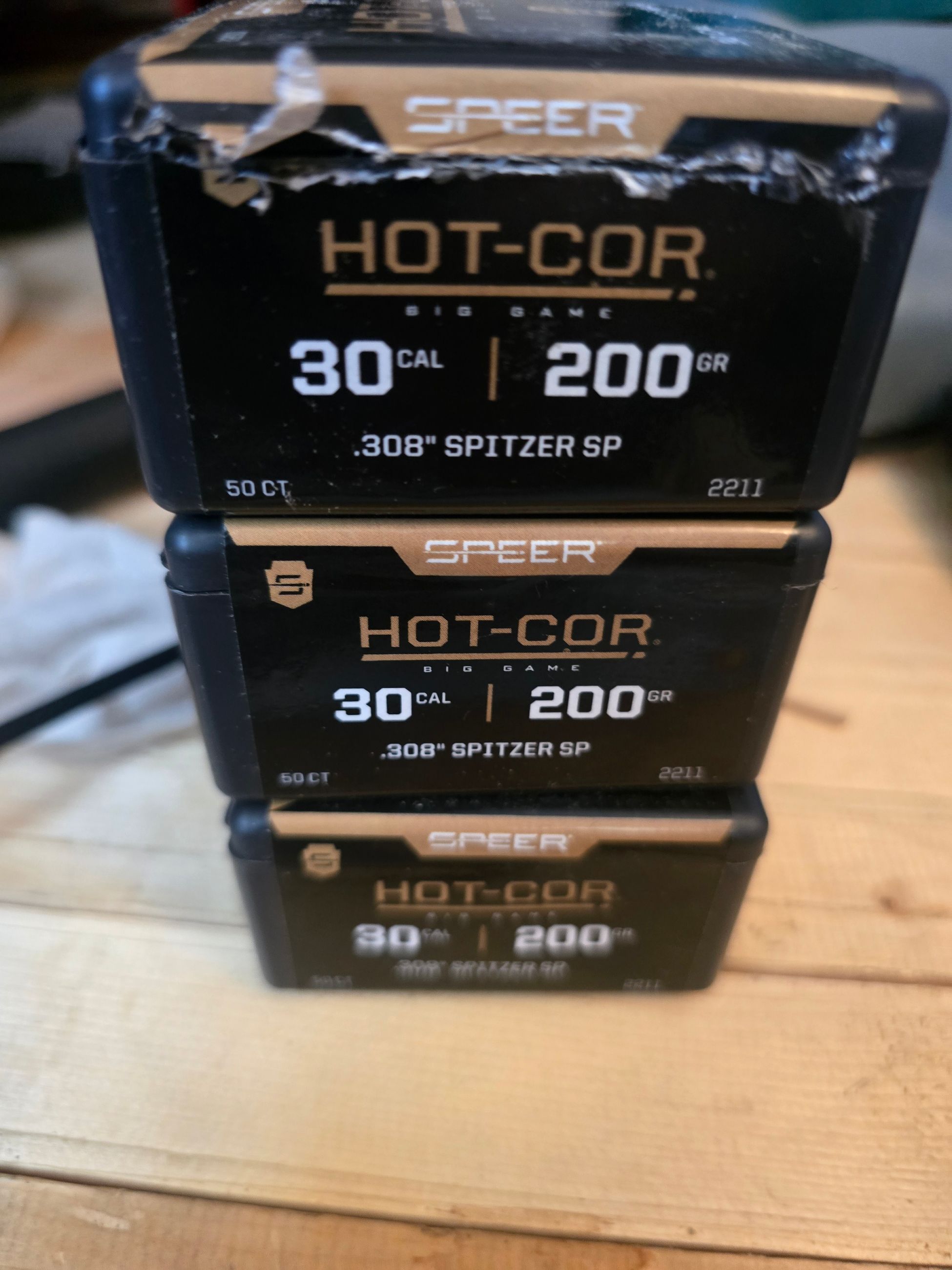 Photo of speer hot-cor 30 cal 200 grain Spitzers SP