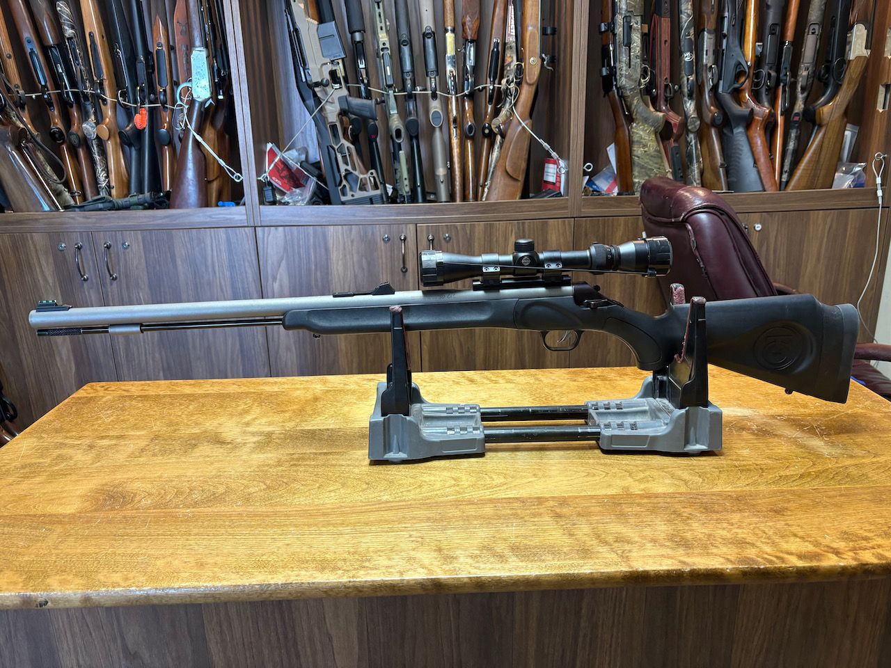 Photo of Thompson Center Impact Stainless .50 cal w/ Scope