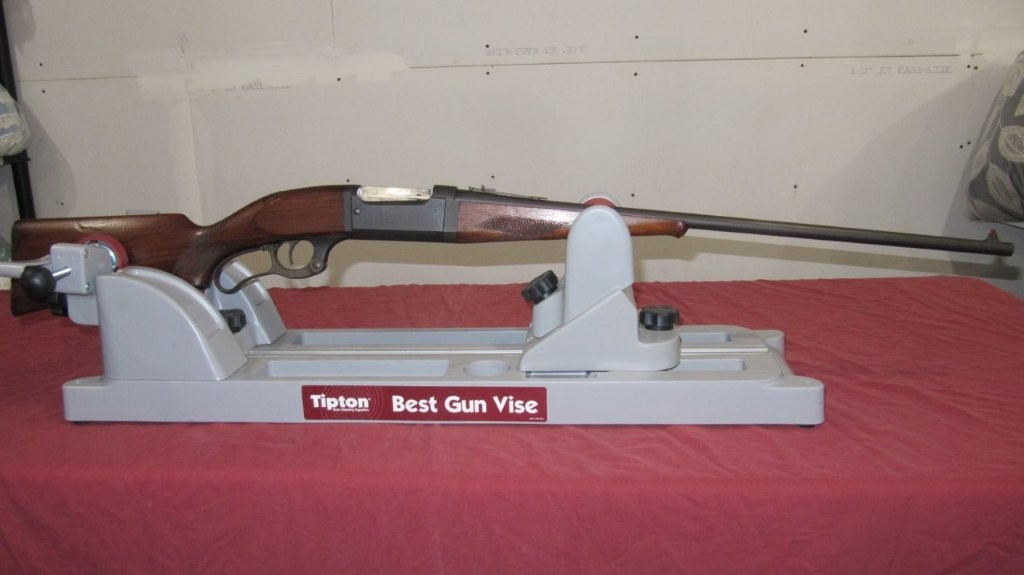 Photo of Savage Model 1899 300 Made 1922 Take down Rifle has brass rotary and shell counter