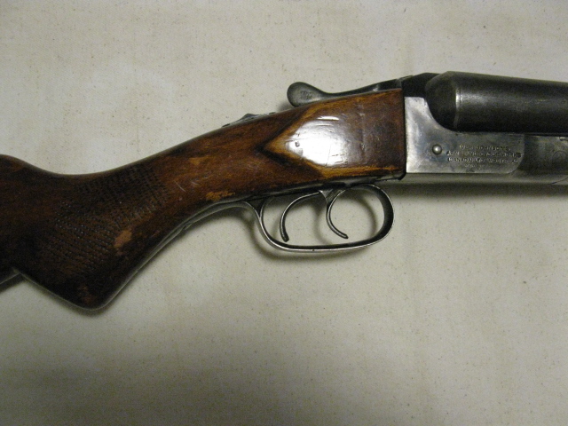 Photo of IVER JOHNSON 12 GUAGE DOUBLE BARREL "COACH GUN"