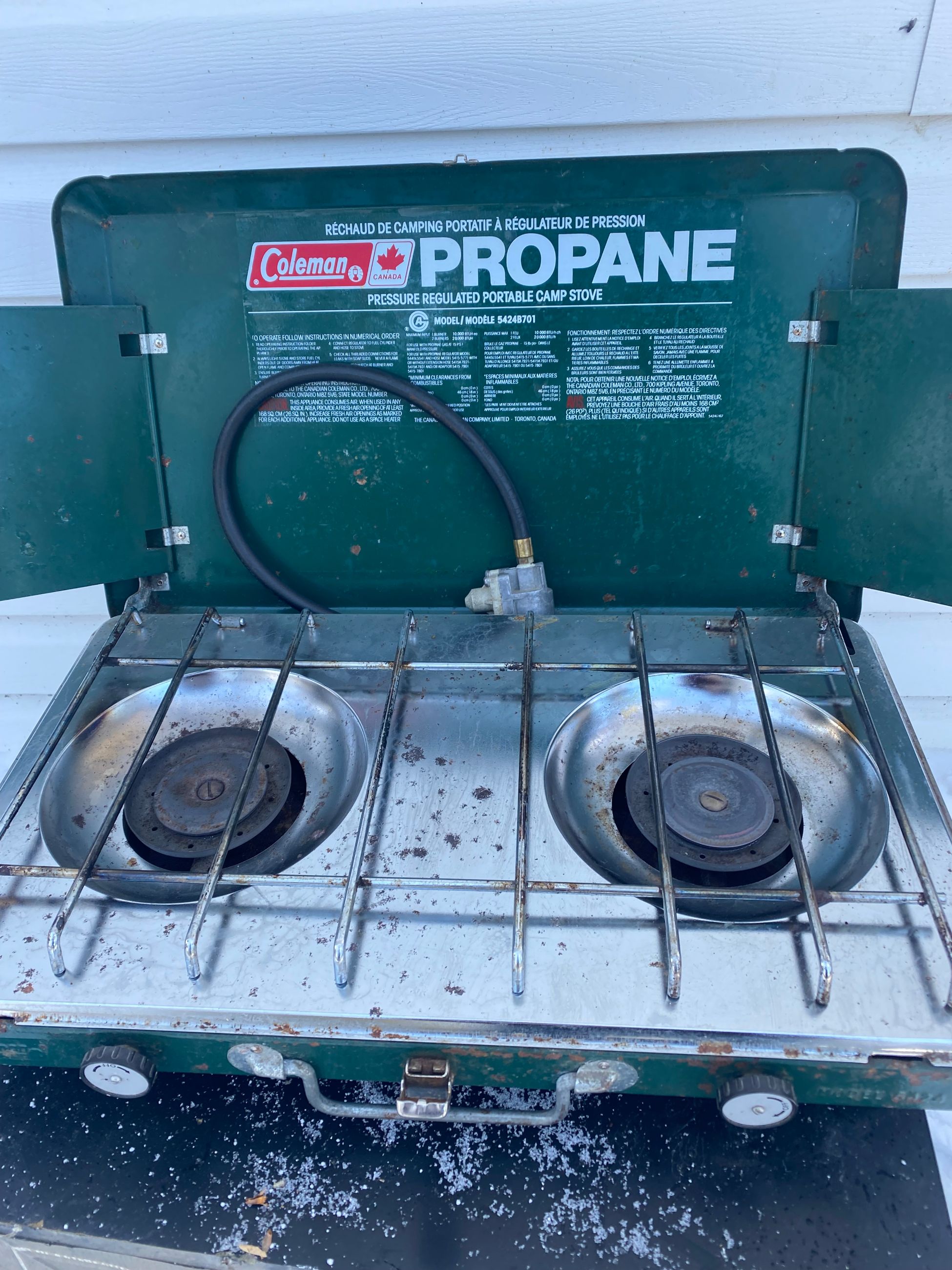Photo of Colman stove, 2 burner propane