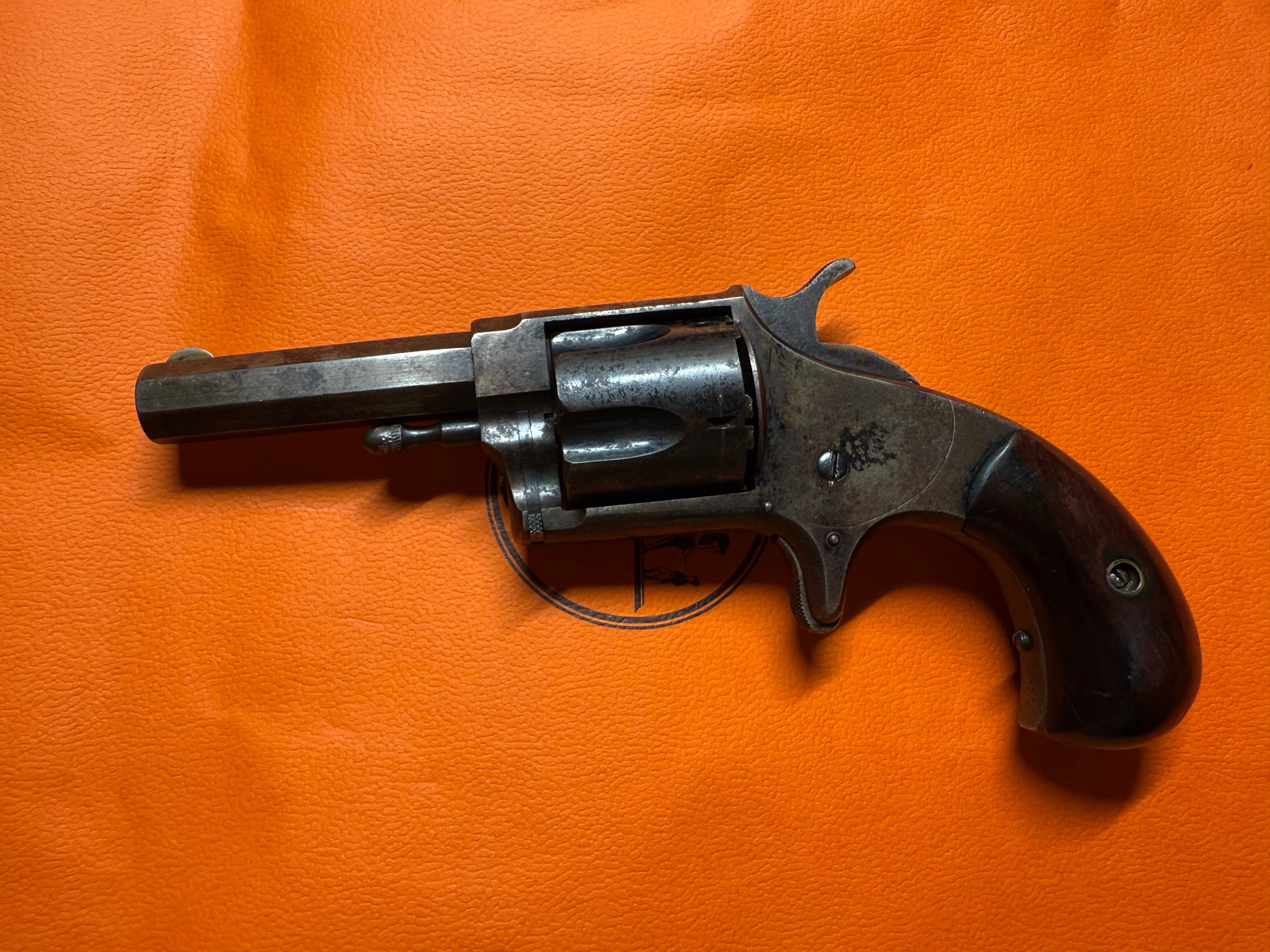 Photo of Antique Status Hopkins & Allen XL NO5 .38rf Single Action Revolver