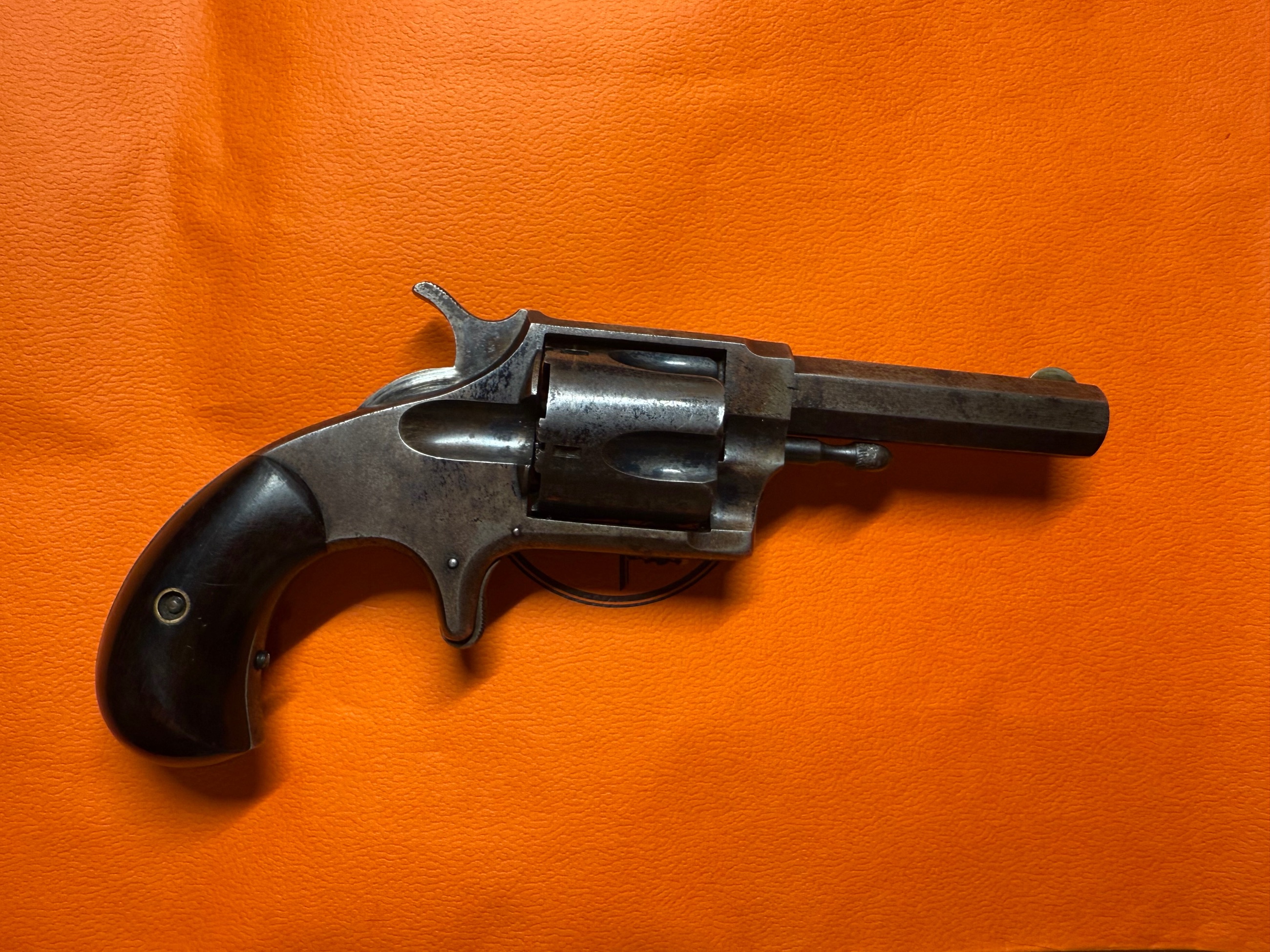 Photo of Antique Status Hopkins & Allen XL NO5 .38rf Single Action Revolver