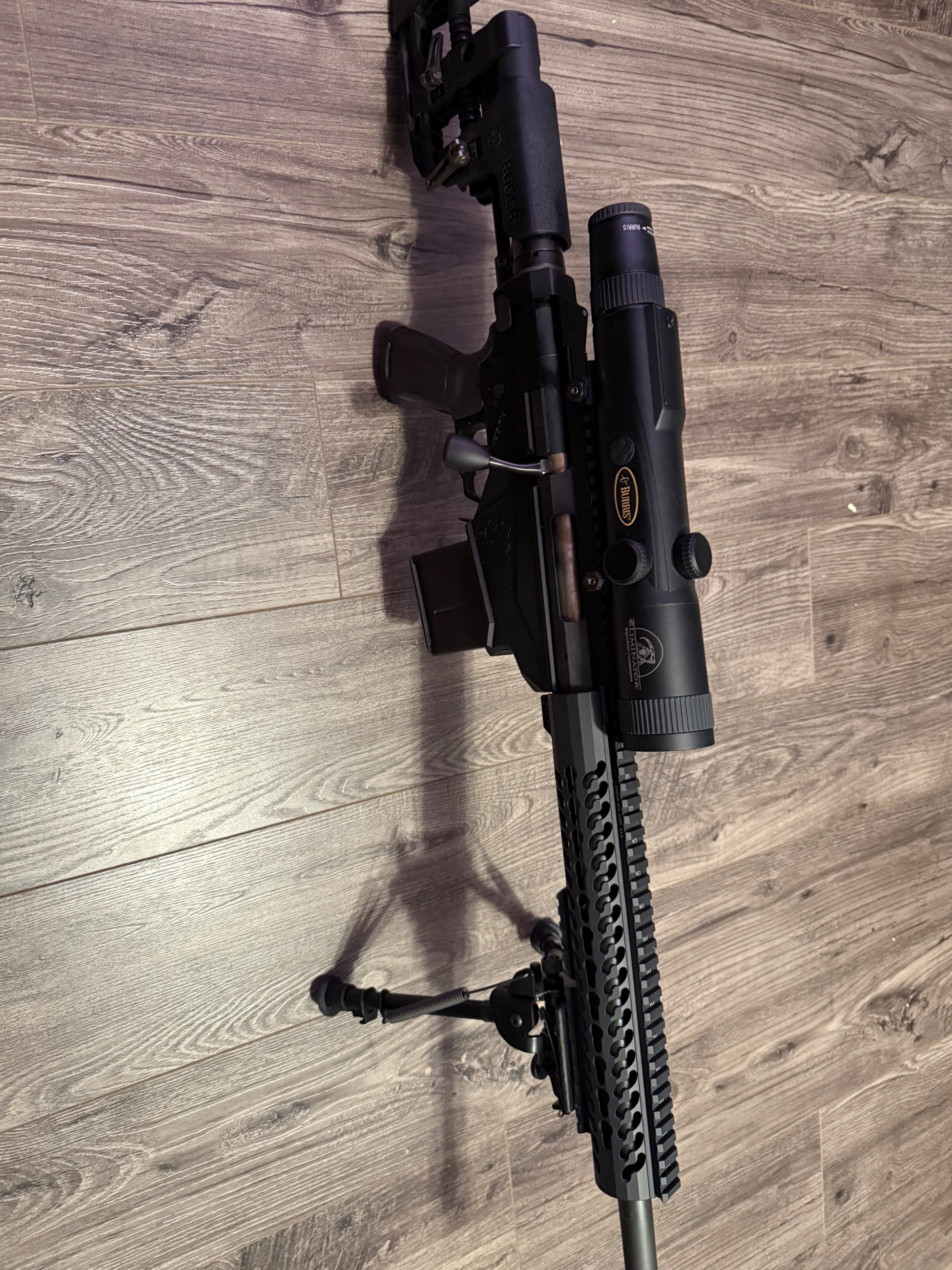 Photo of Ruger precision 308 with Burris eliminator scope 3.5x10