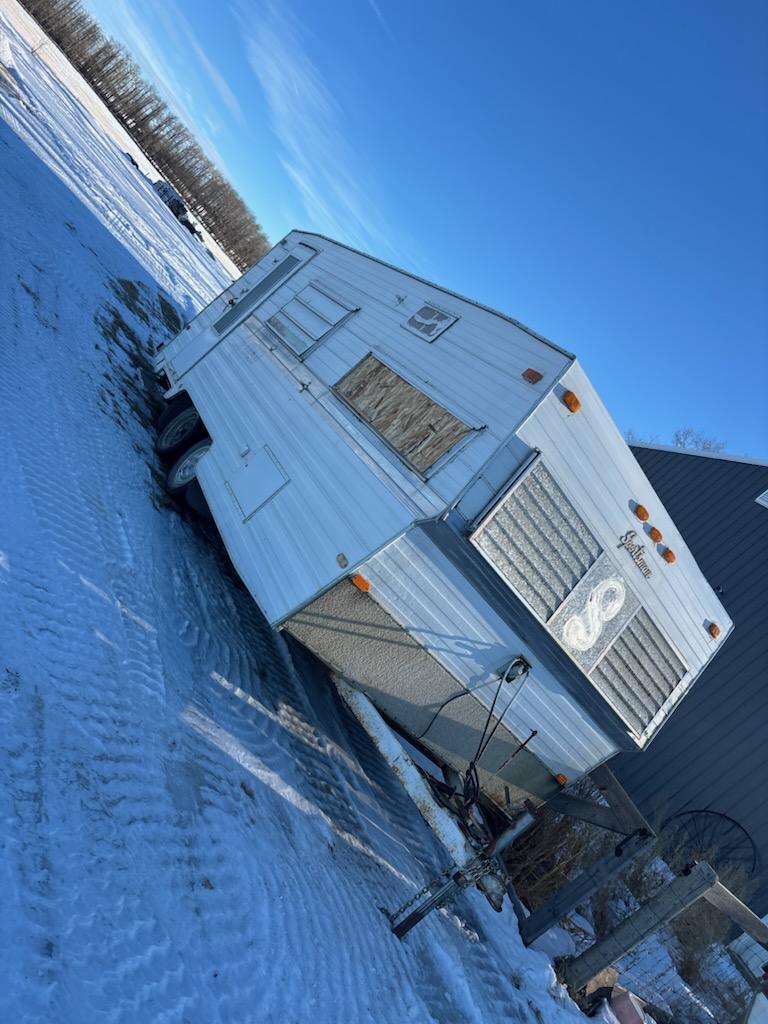 Photo of Ice fishing campers