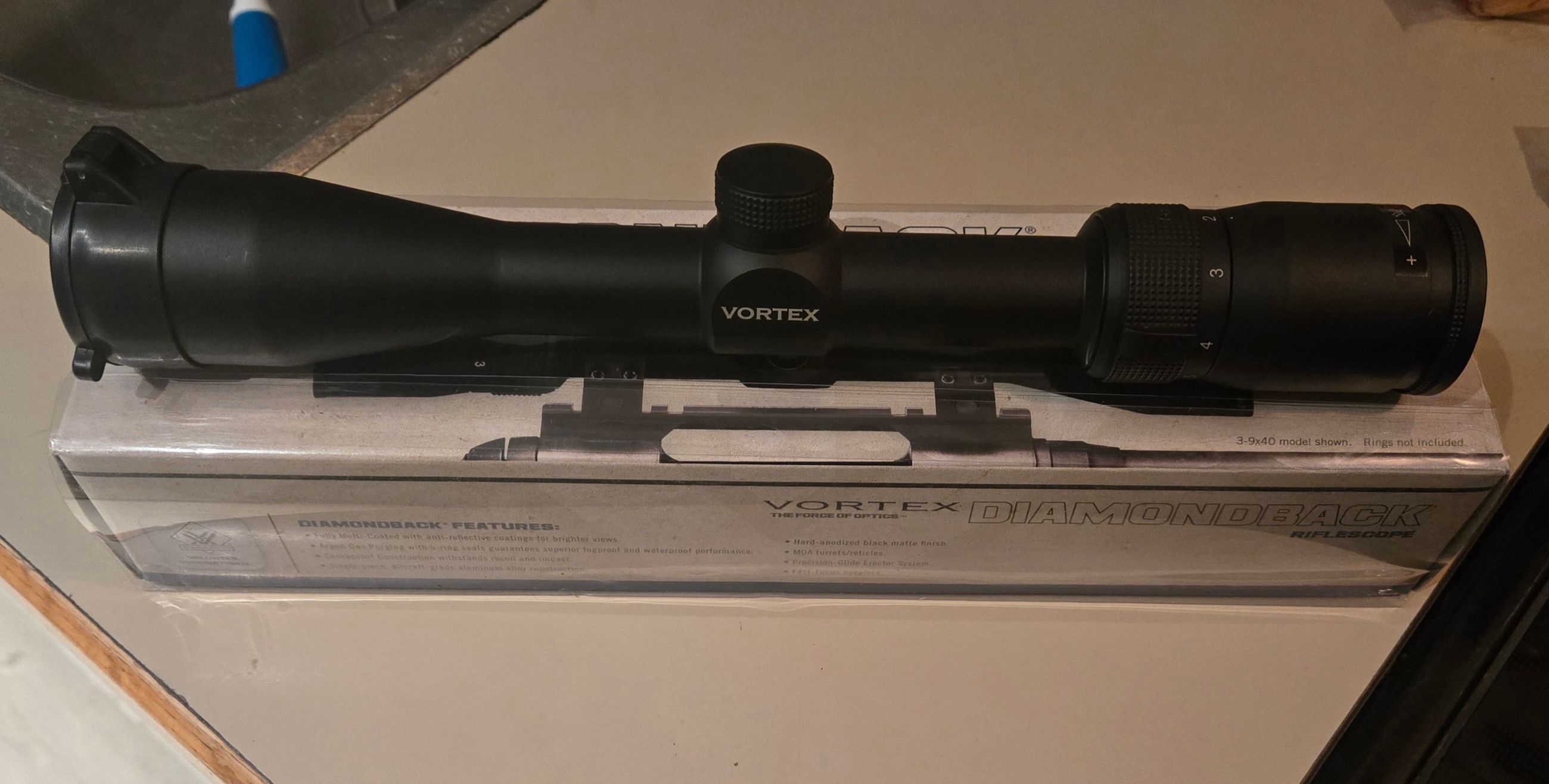 Photo of Vortex Diamondback 2-7 with rings