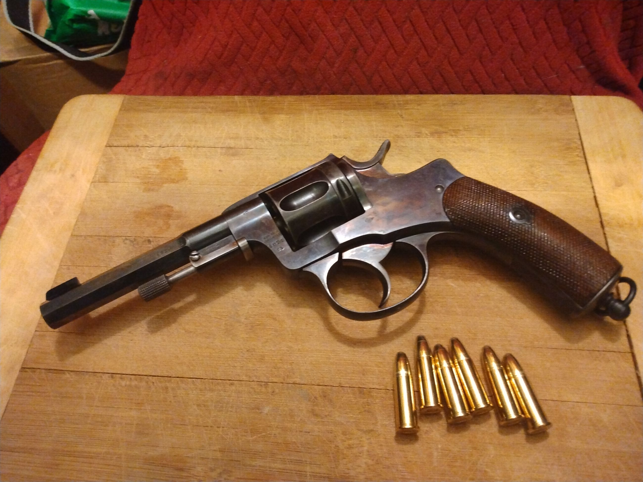 Photo of Nagant M1887 Swedish Service antique Revolver, .32 S&W / 7.5mm Nagant $4500