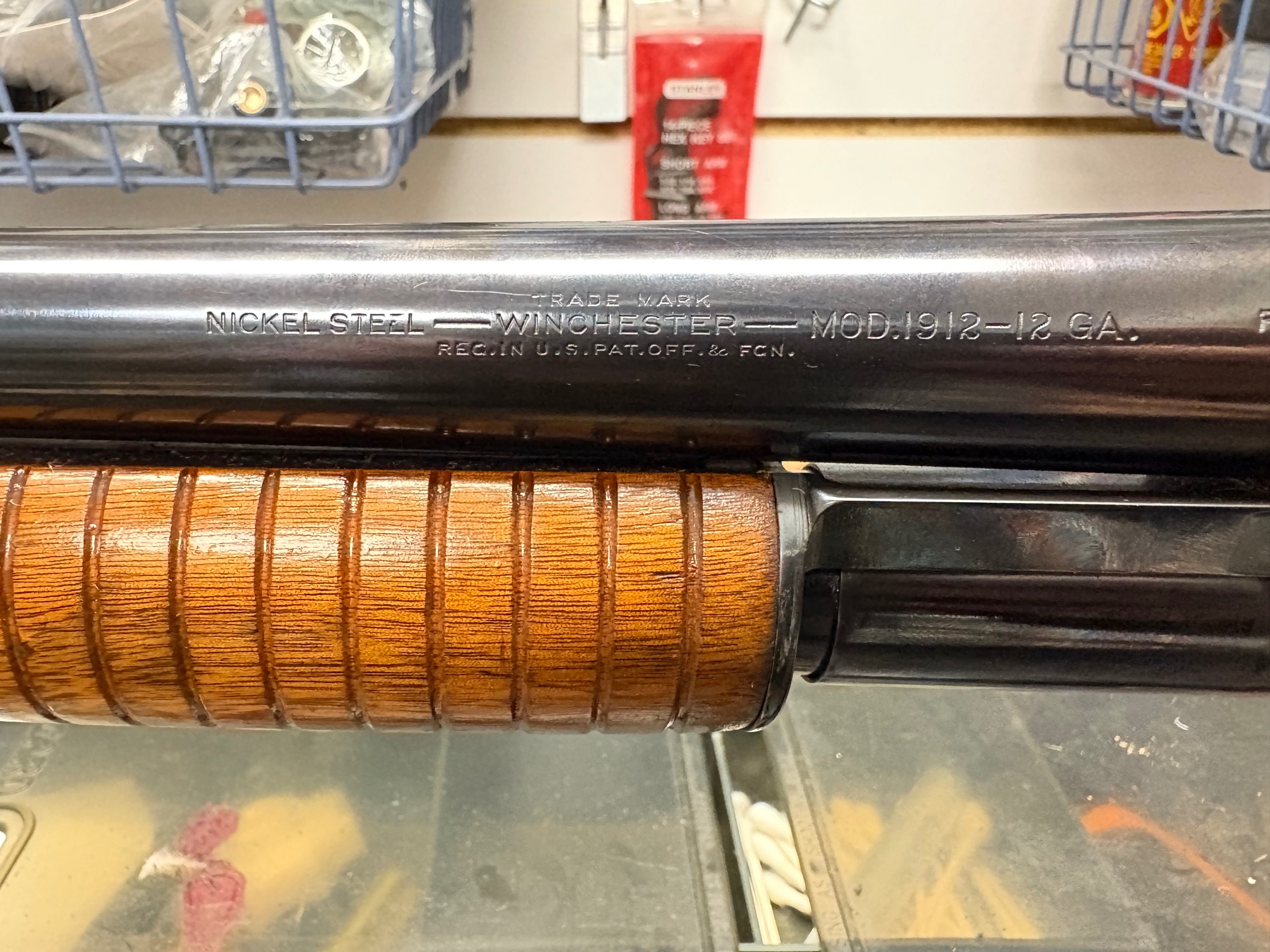 Photo of Winchester model 1912 12ga Nickel Steel Pump