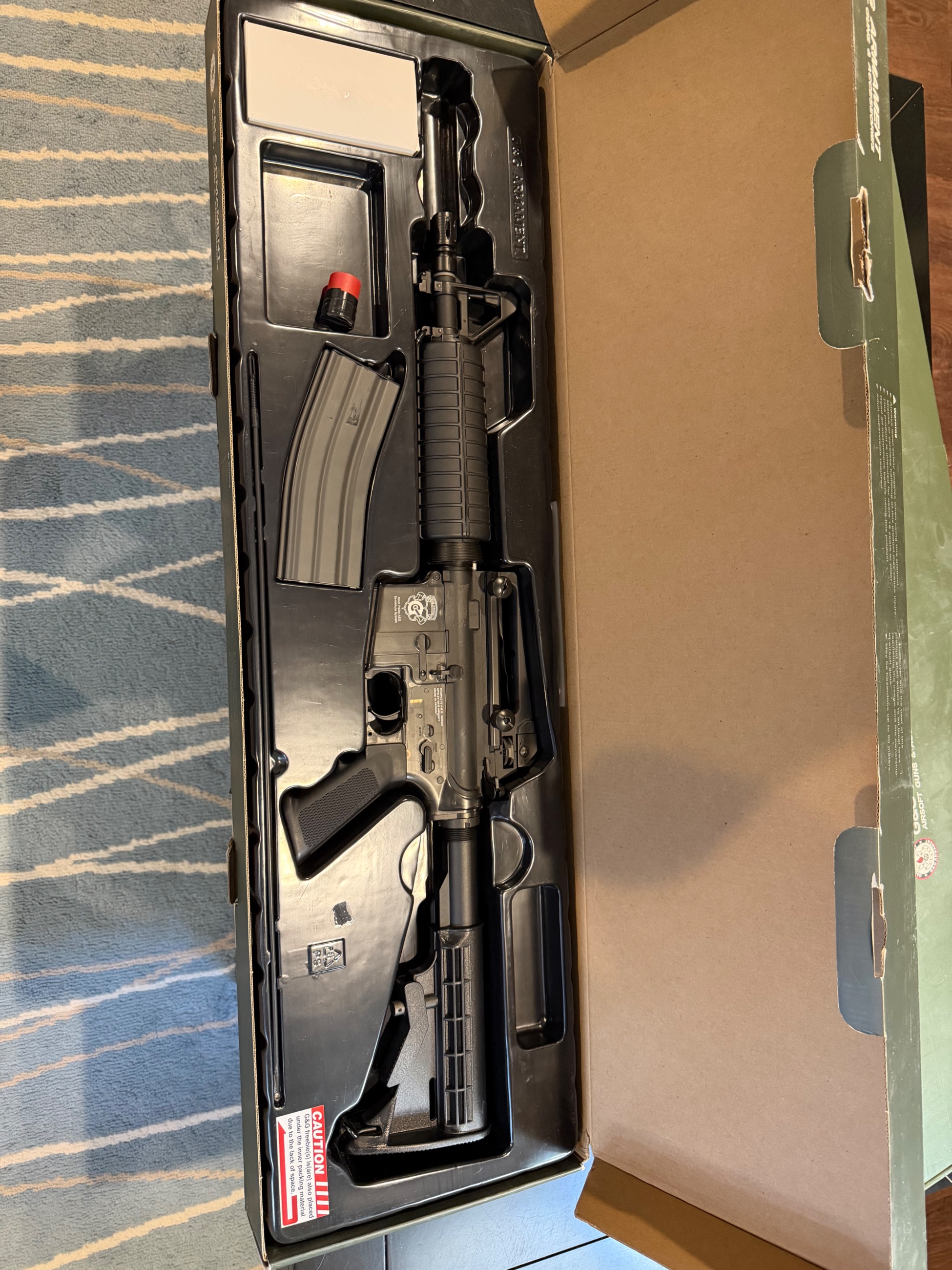 Photo of G&G air soft rifle M4/AR15