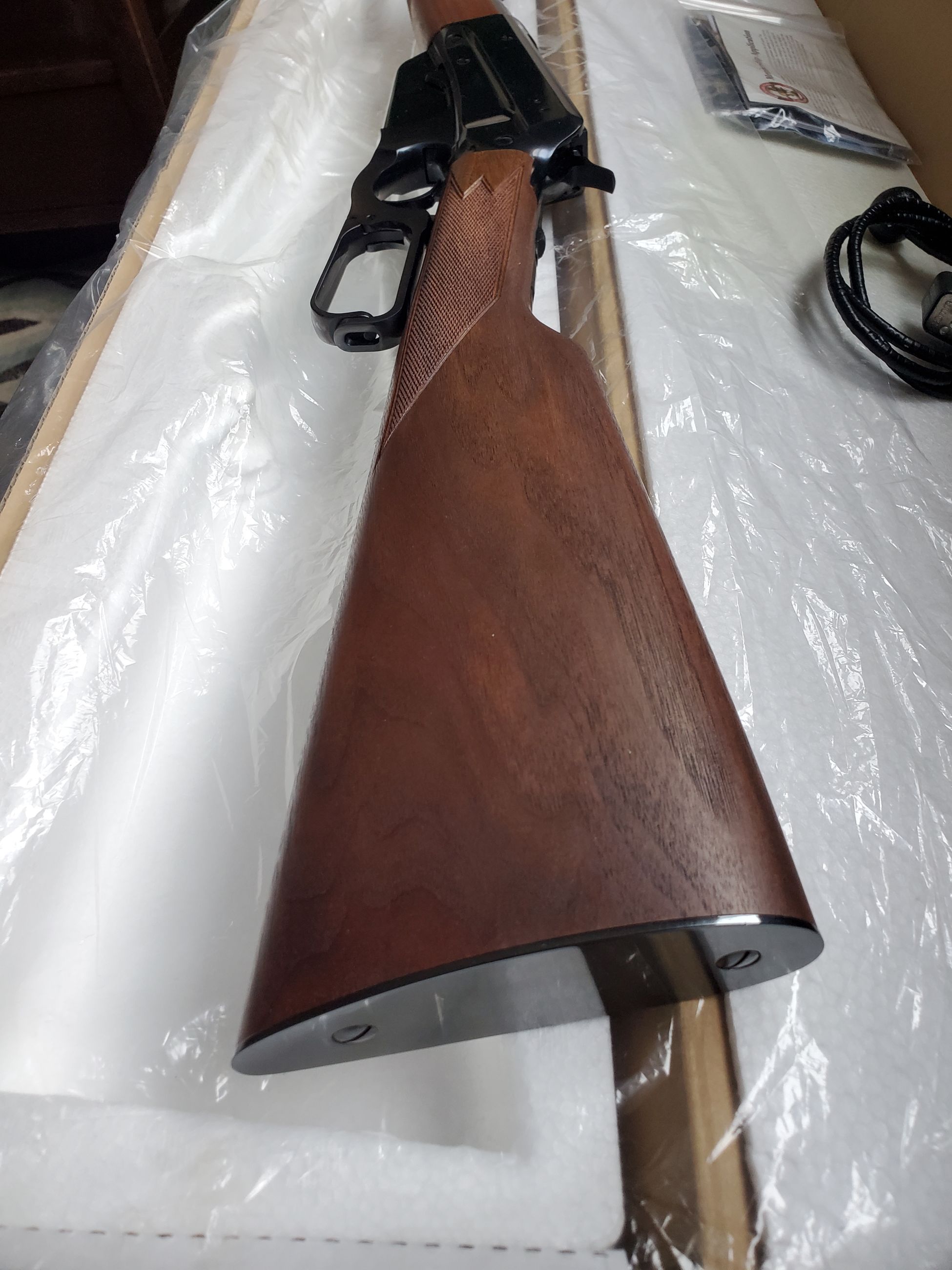 Photo of Winchester 1895 lever action in .405win unfired BNIB 