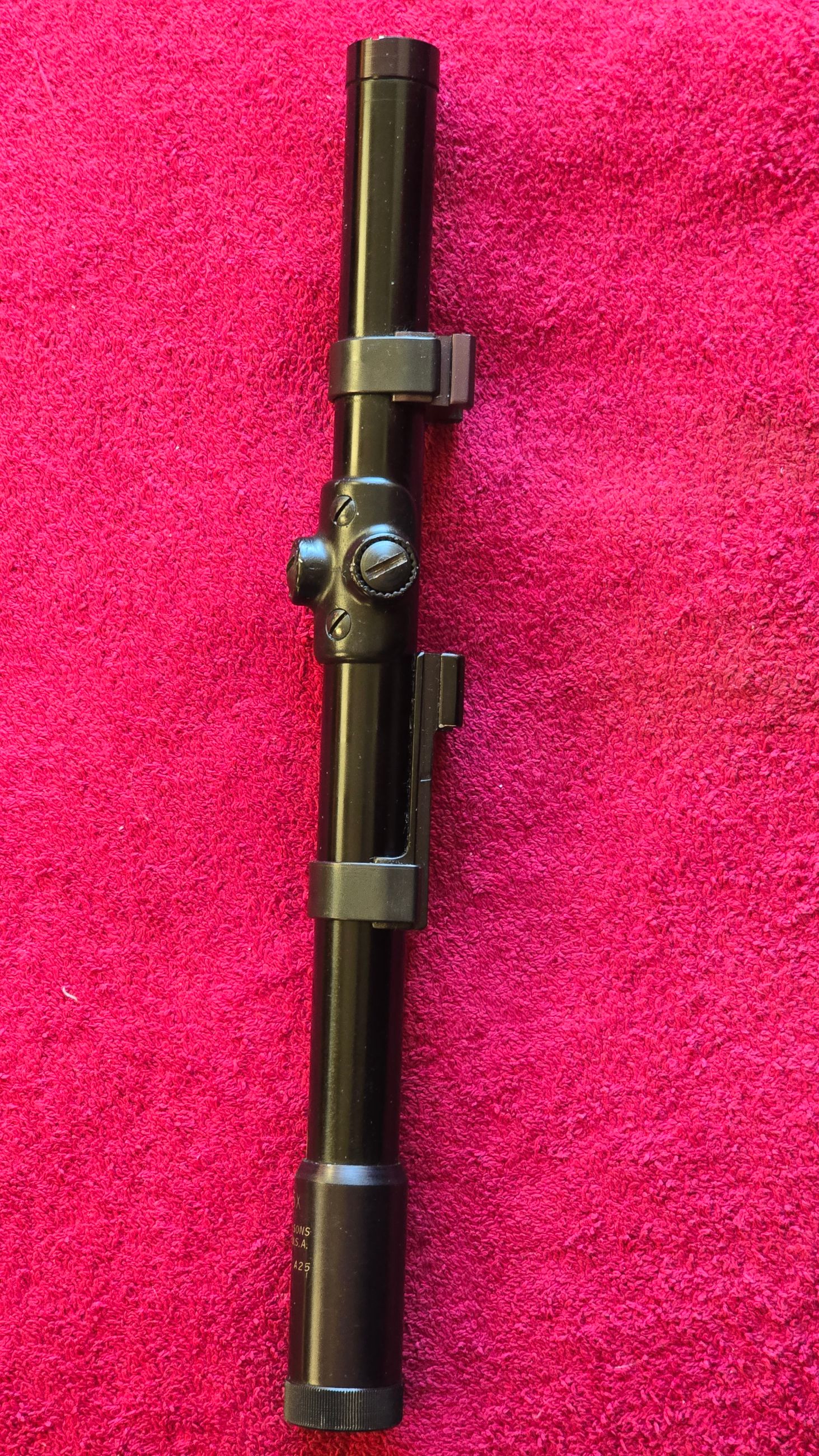 Photo of MOSSBERG MODEL A25 2.5x-5x VINTAGE RIFLE SCOPE