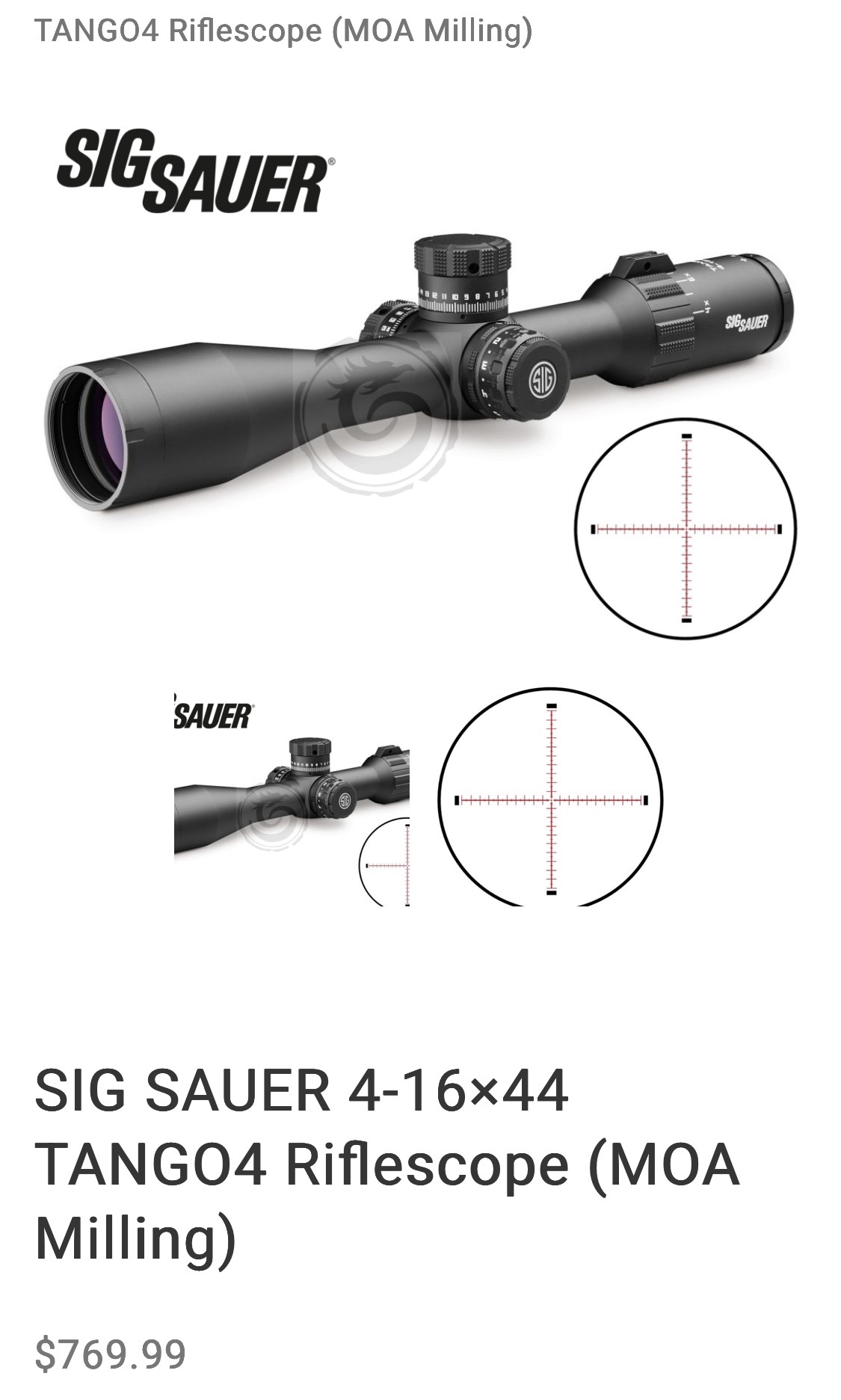 Photo of Sig tango 4 4-16x44 mm 