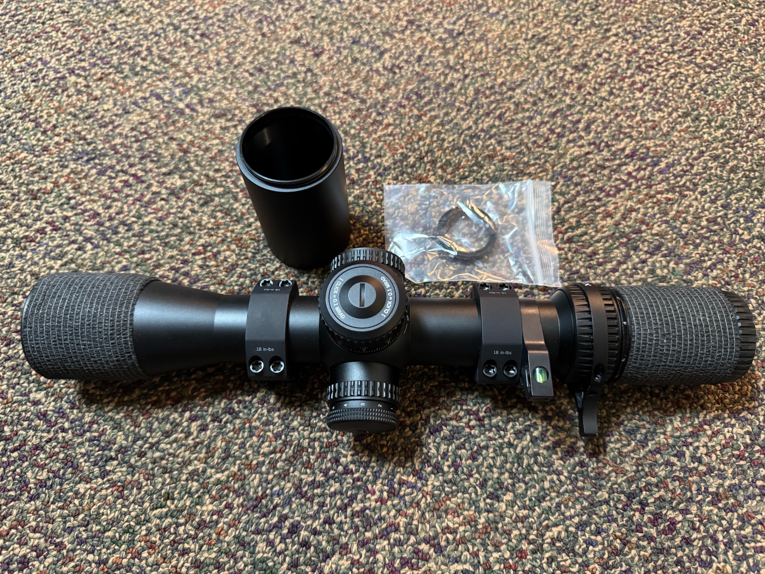 Photo of Vortex Strike Eagle 3-18x44 FFP MRAD with Vortex Pro low rings