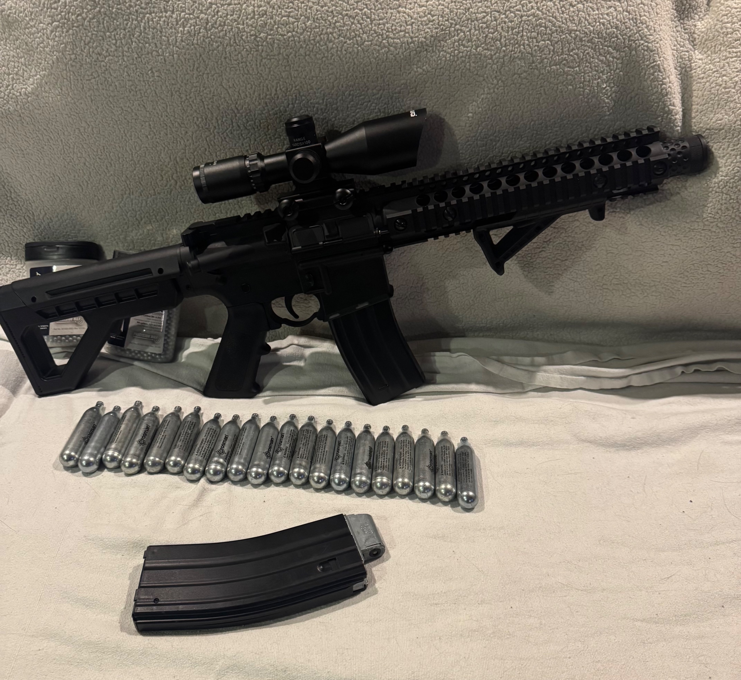 Photo of Panther Arms SBR Airsoft and accessories 