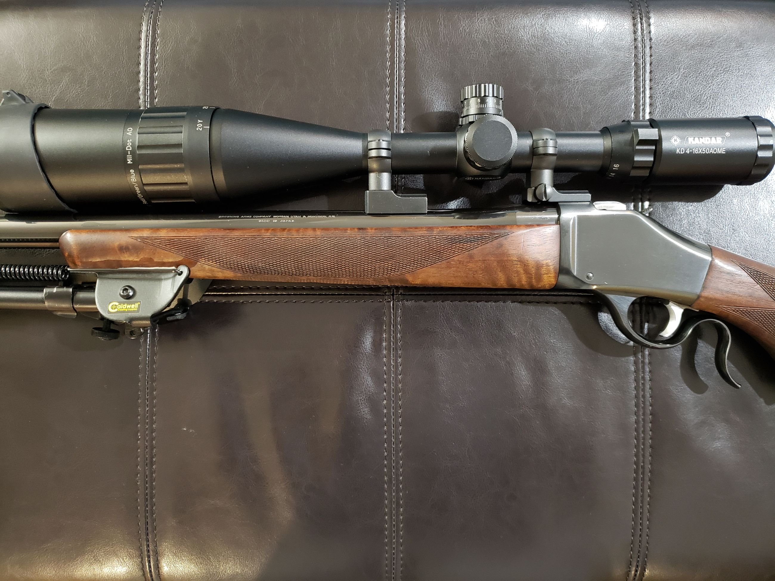 Photo of Browning B-78 .22-250 Rem. Single-Shot Falling-Block Rifle (Heavy Barrel) w/ Scope & Bipod