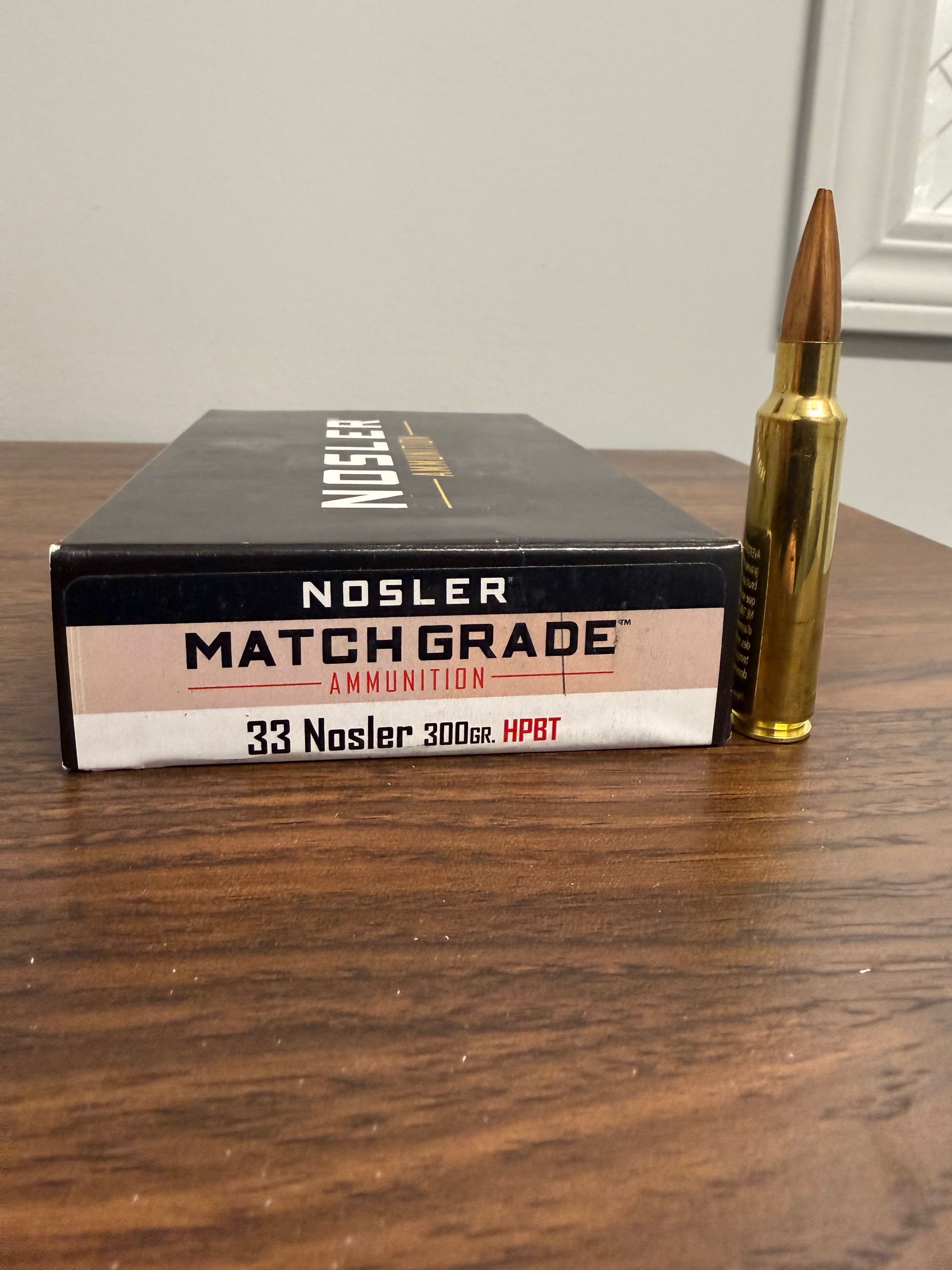 Photo of 33 Nosler - match grade ammo