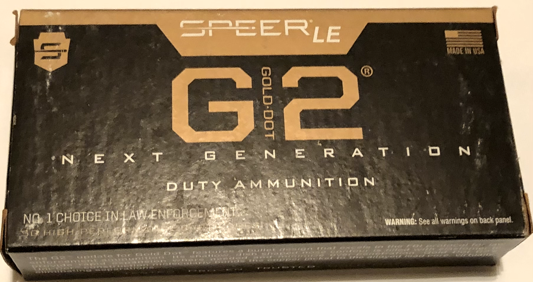 Photo of Ammo, 9 MM, SpeerLe, G2 GOLD DOT, top the line ammo, 19 Boxes of 50 rods each.