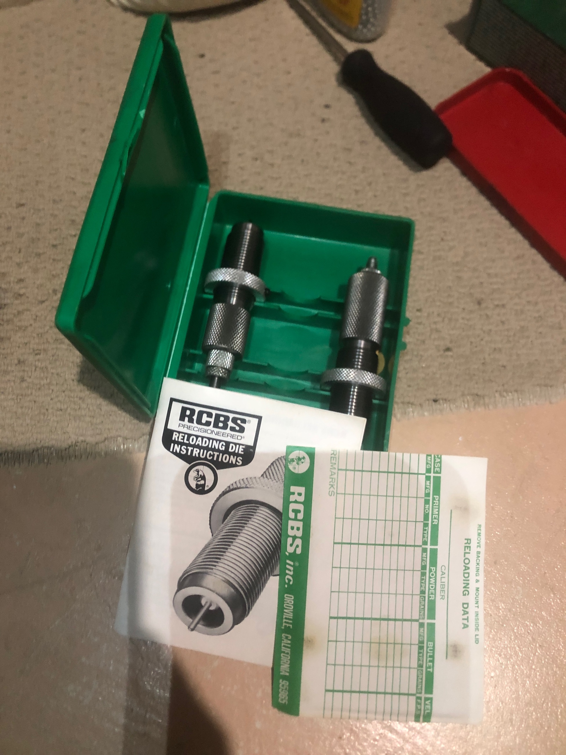 Photo of 8x57 RCBS 2 dies set