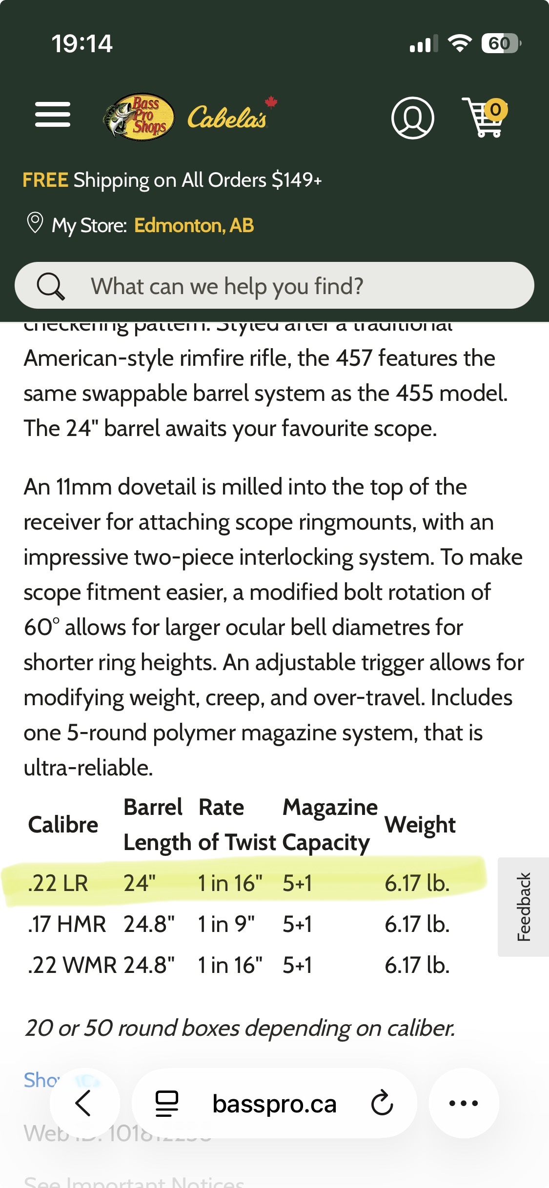 Photo of CZ 457 American / 22LR