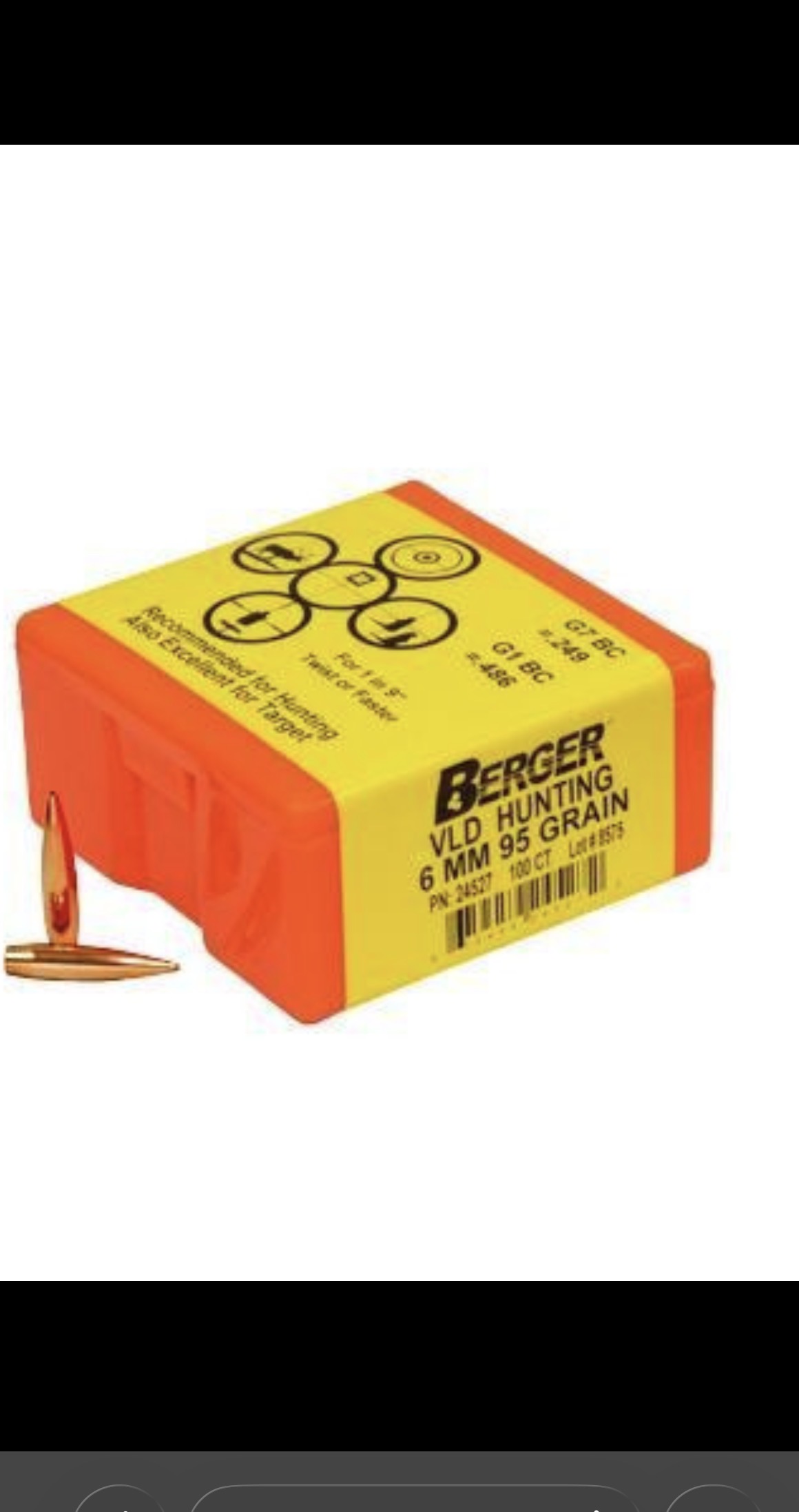 Photo of Wanted Berger 6MM Bullets 