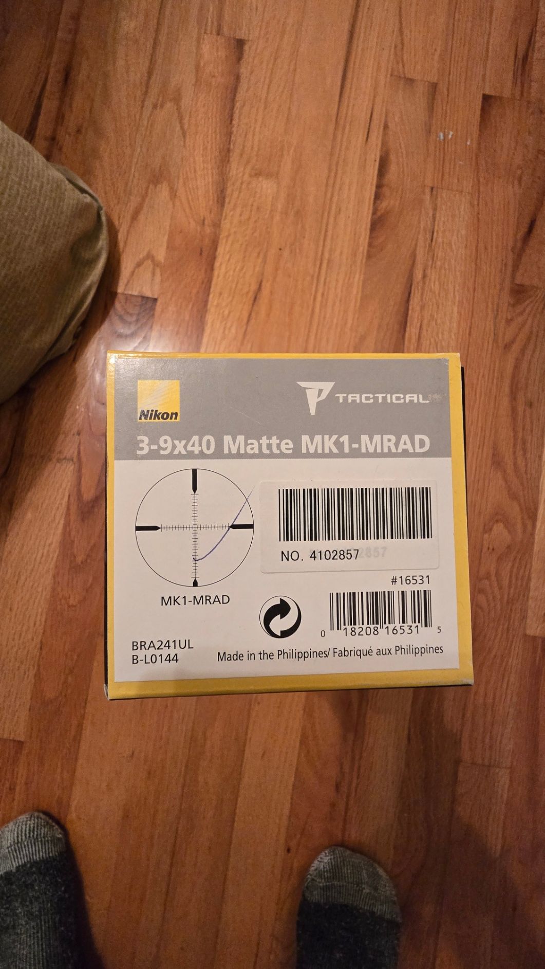 Photo of Nikon P-Tactical 3-9X40 Riflescope MK1-MRAD