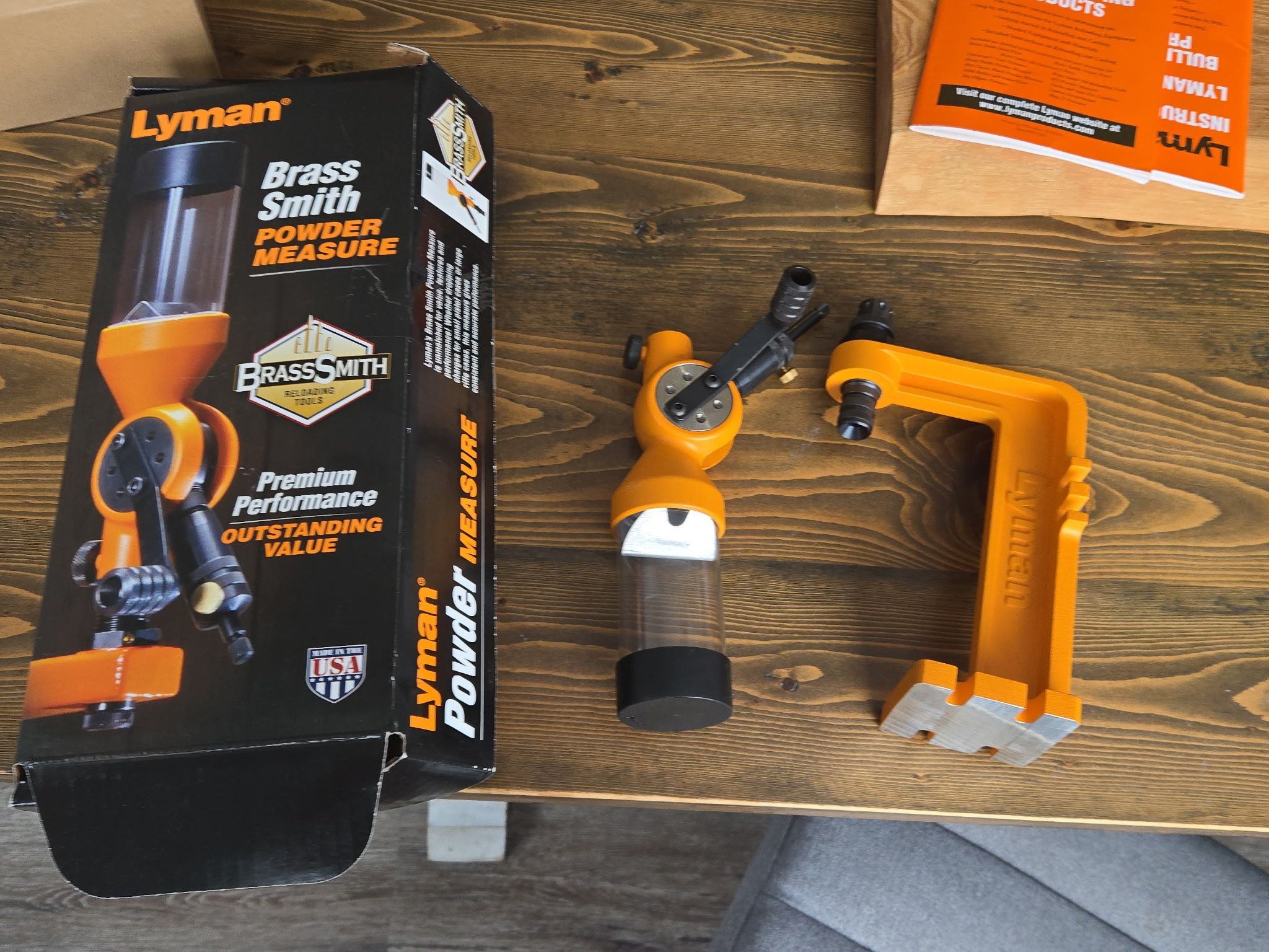 Photo of Lyman Powder Measure and Stand