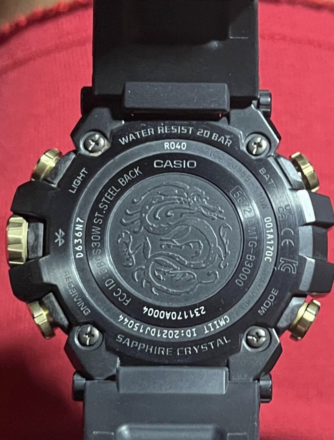 Photo of G-SHOCK MTG-B3000CXD-9A MT-G Men's Watch (Year of the Dragon)