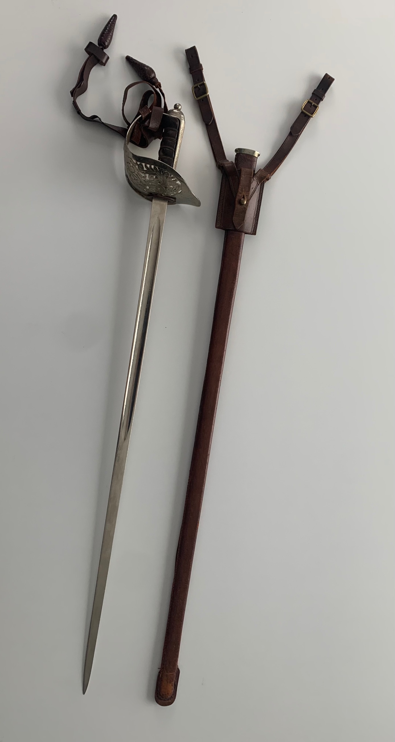 Photo of King Edward VIII British officer's sword