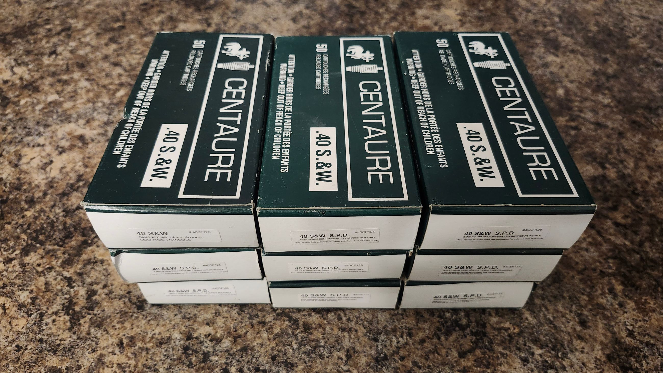 Photo of Centaure 40 S&W LFF, 125 Grain