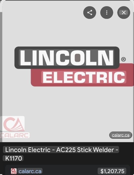 Photo of Lincoln electric  , AC-225 stick welder .40-225 AMPS