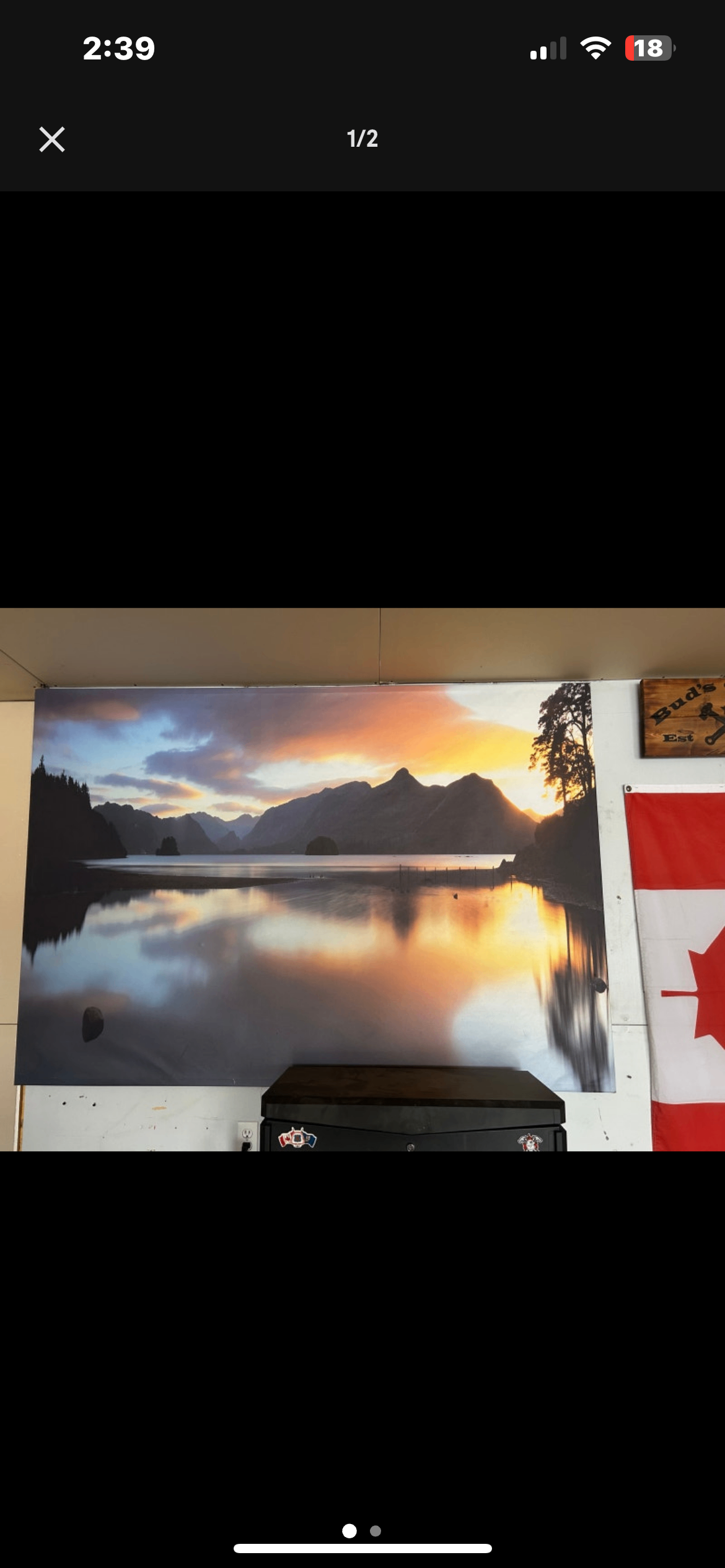 Photo of Two Large IKEA picture