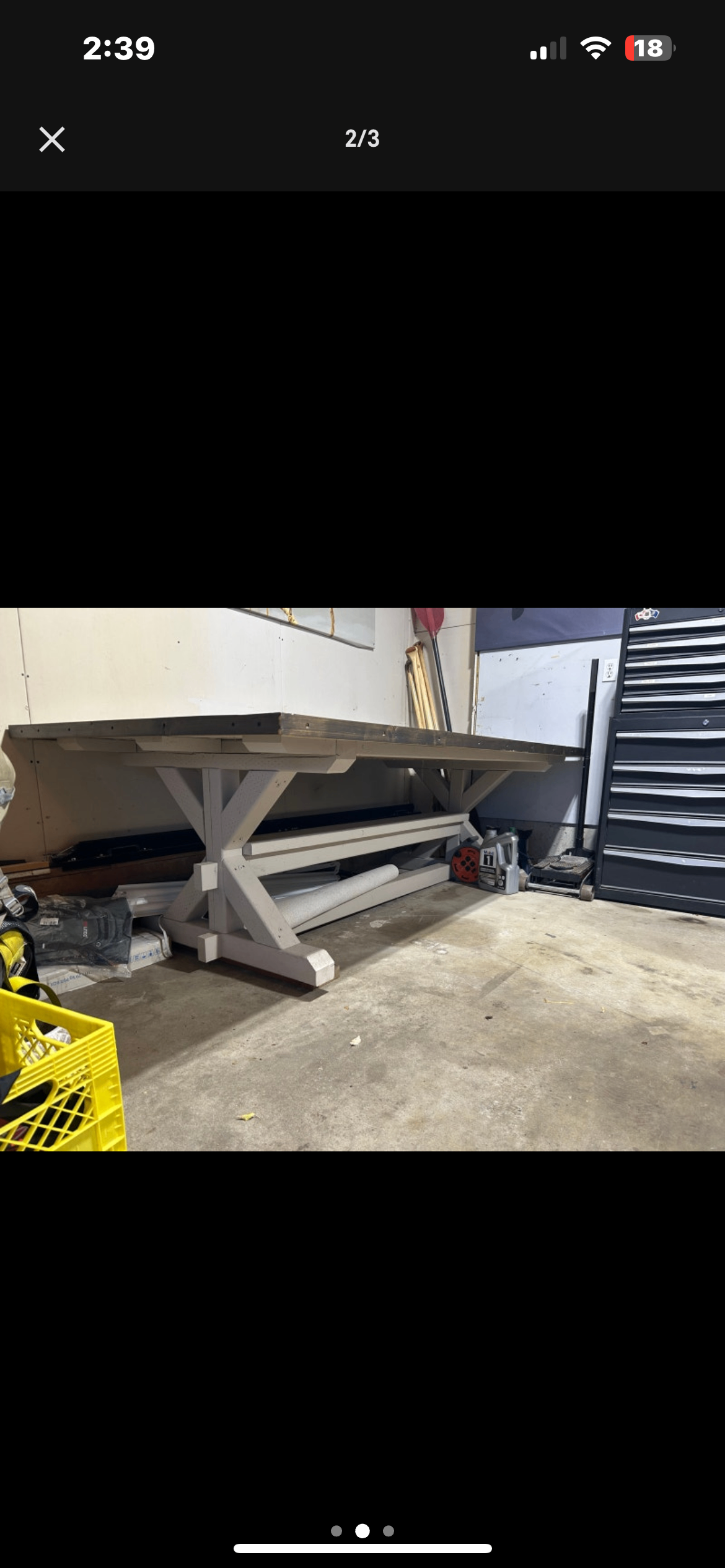 Photo of 4’x8’ Hand Built Table <<SOLID>>