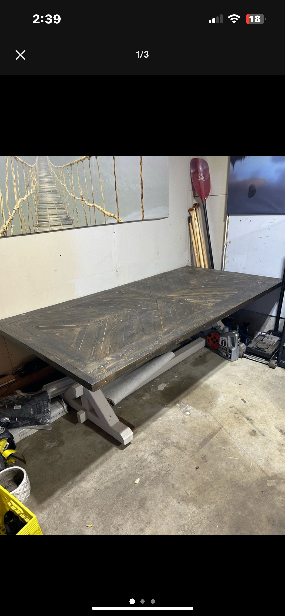 Photo of 4’x8’ Hand Built Table <<SOLID>>