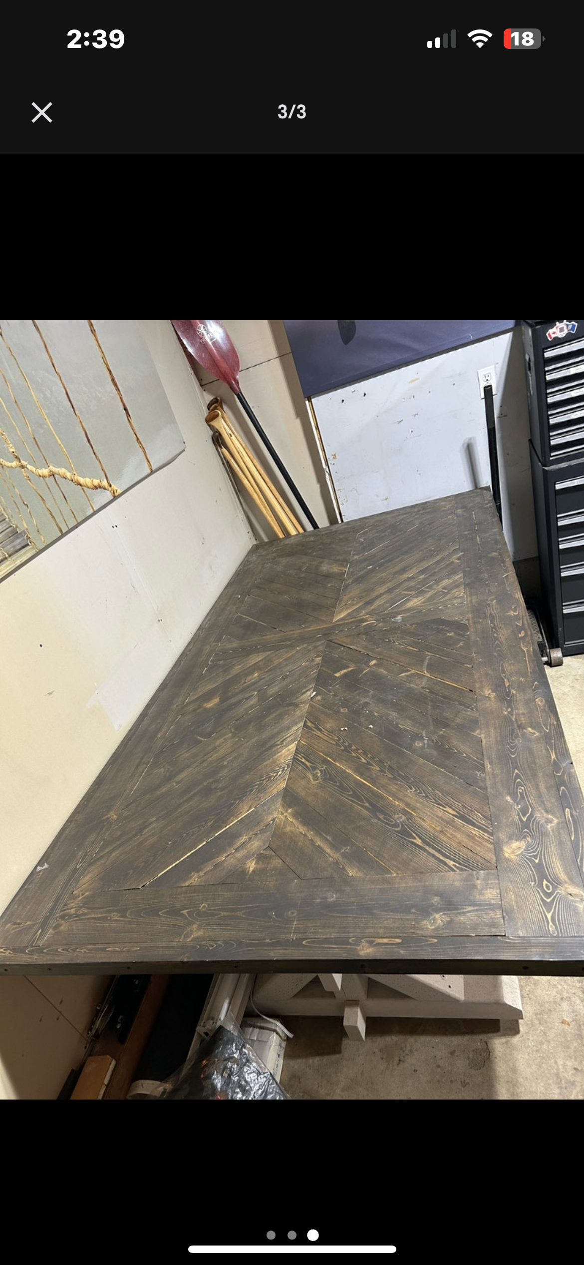 Photo of 4’x8’ Hand Built Table <<SOLID>>