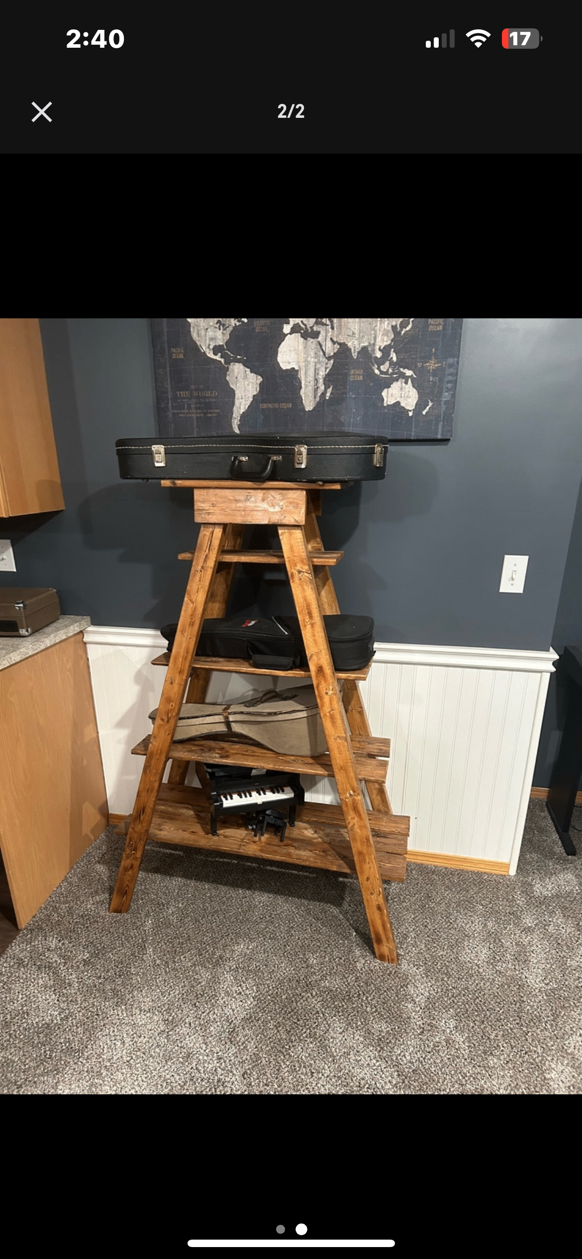Photo of Matching Coffee and End Tables plus Ladder Shelf