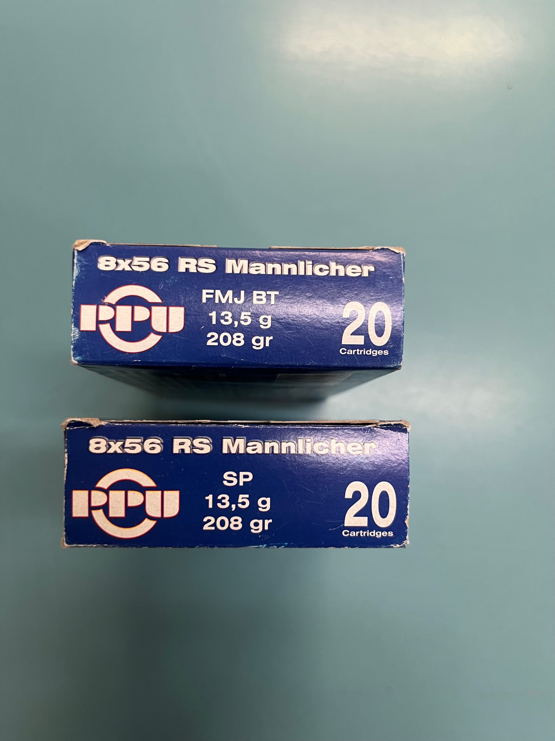 Photo of PPU 8x56 R Ammo 