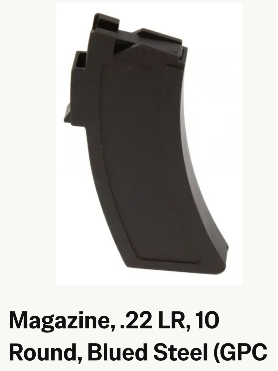 Photo of ISO Remington 10C 10 round magazine 