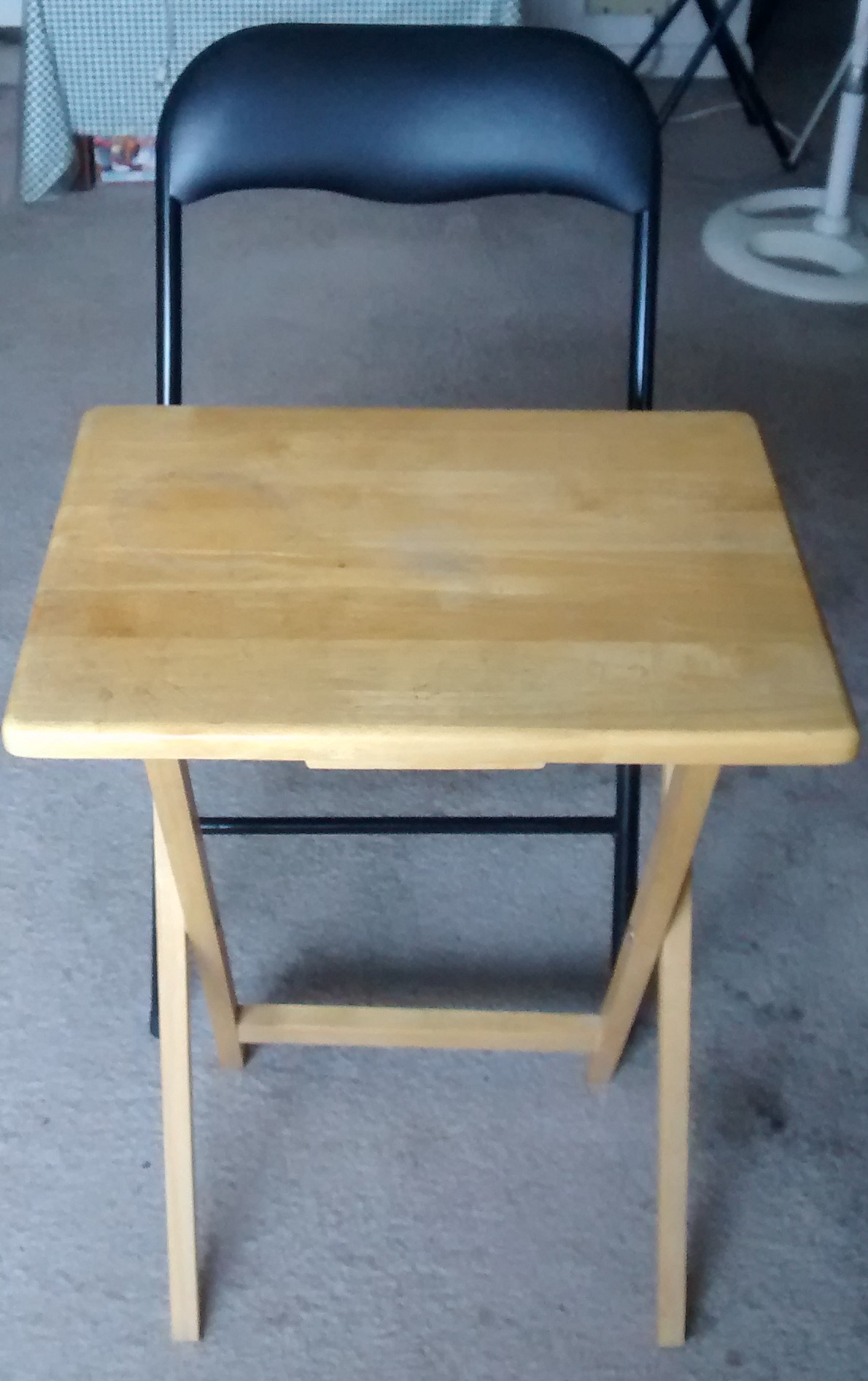 Wooden table and chair pair - 2 - 1769928016542_TableChairPair#3