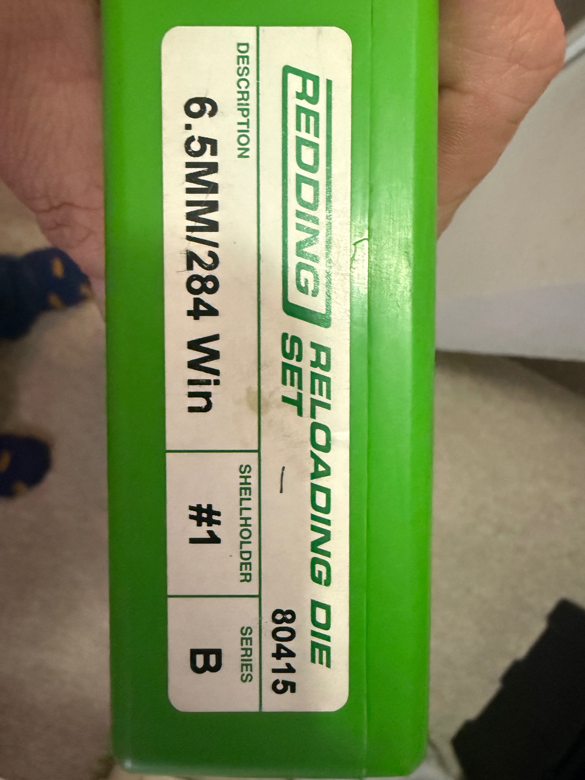 Photo of 6.5x284 reloading dies 