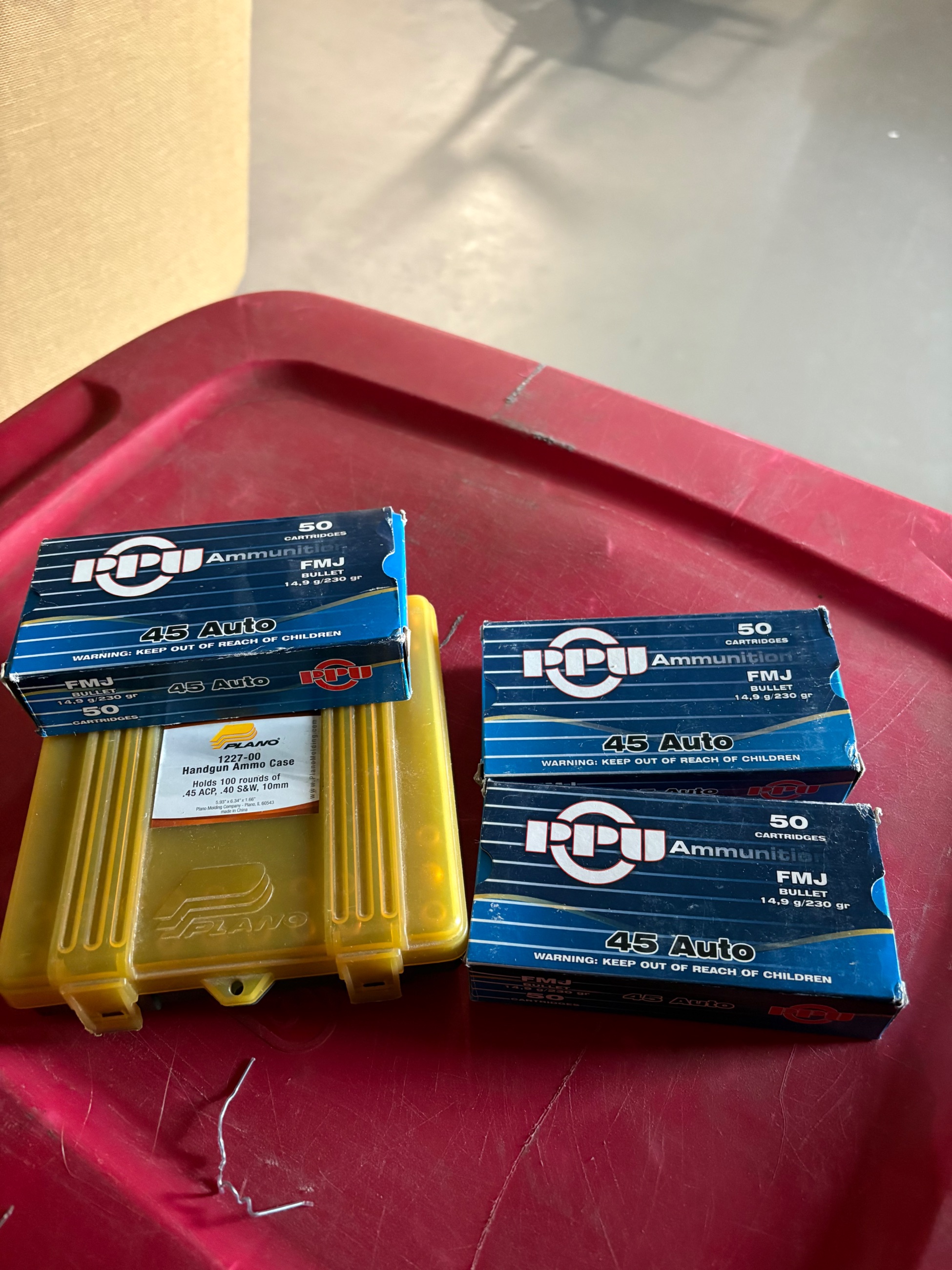 Photo of 45 auto ammunition