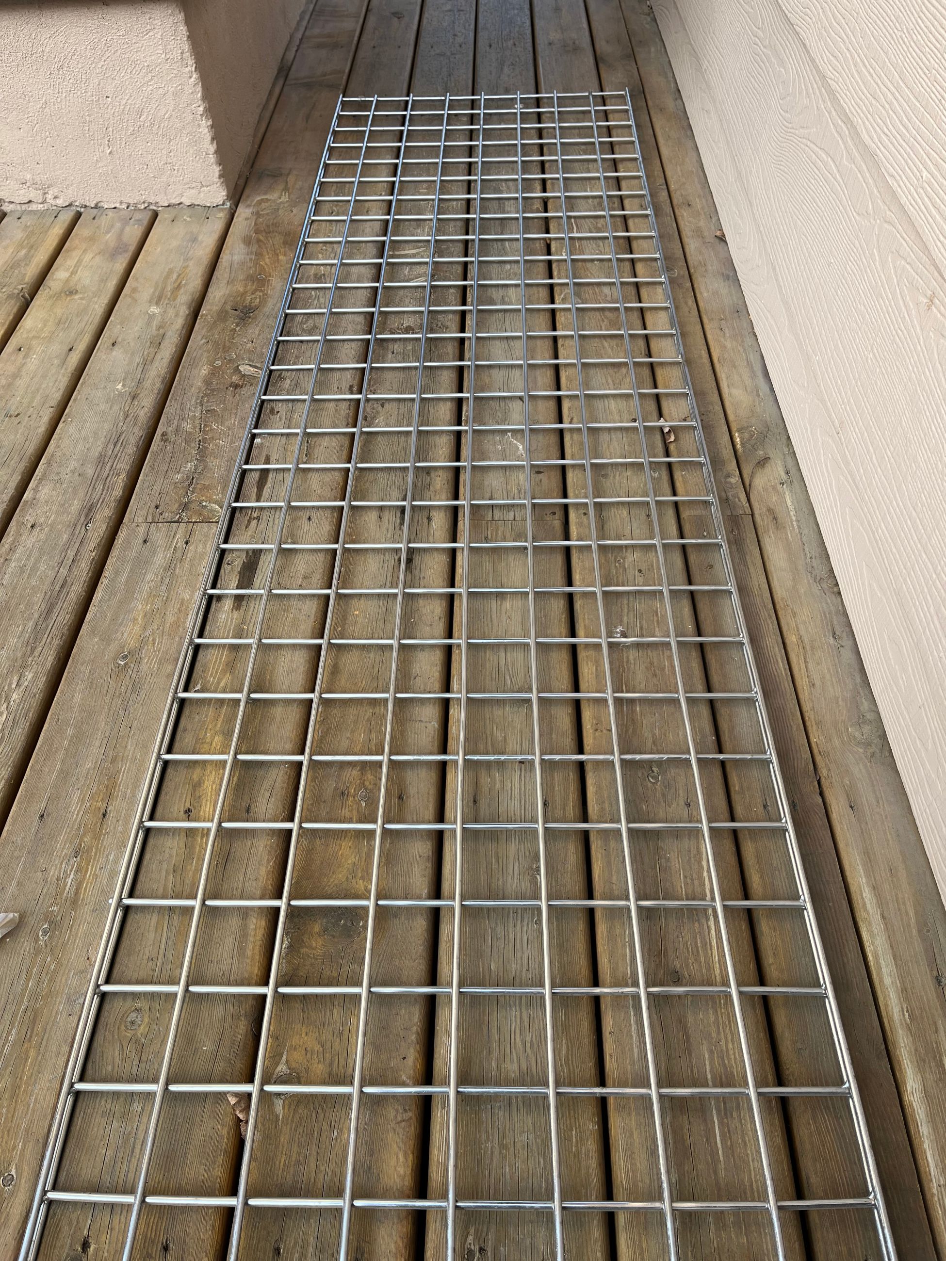 Photo of Heavy mesh steel panels