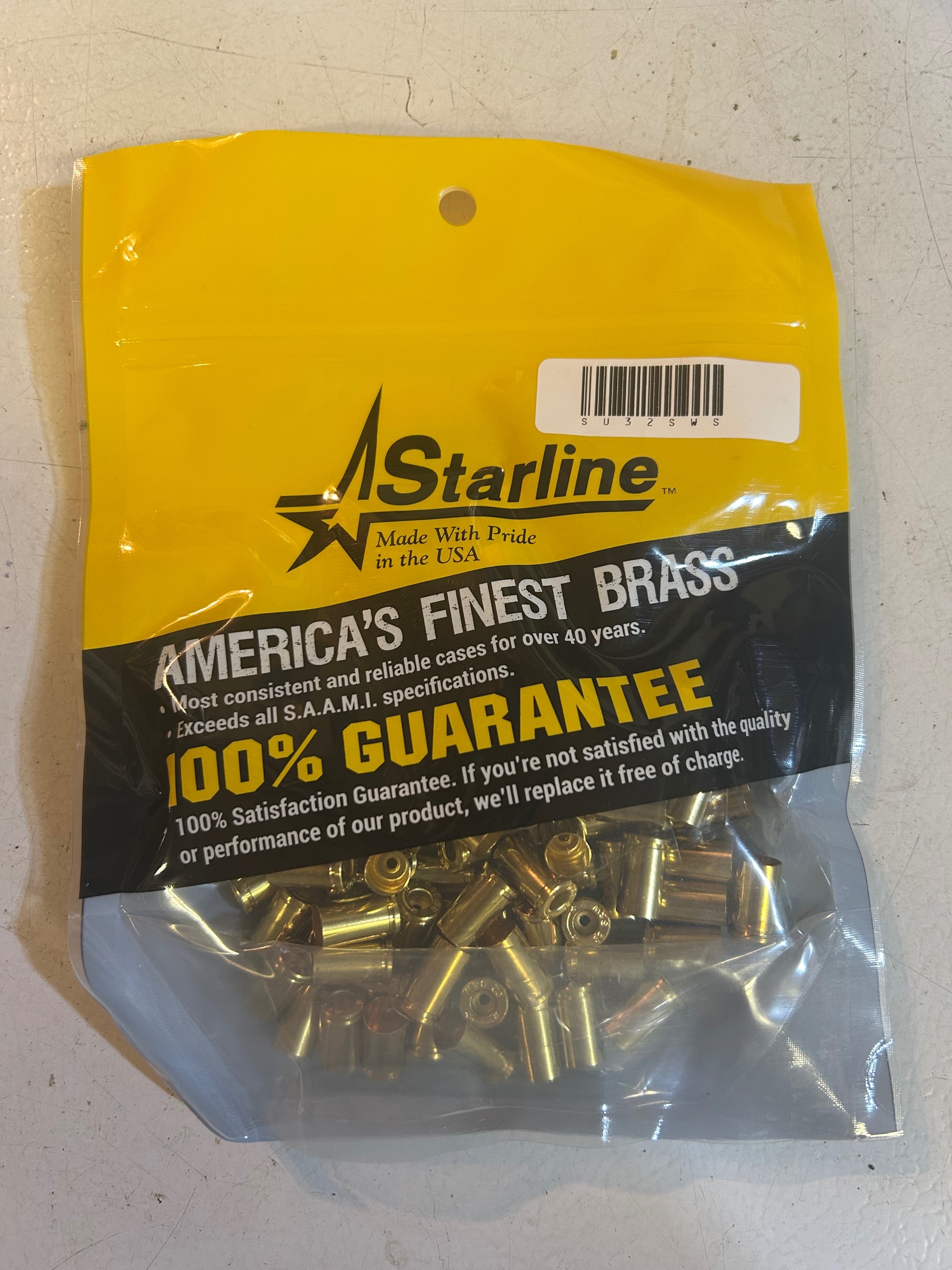 Photo of Starline 32 Smith & Wesson “Short” Unprimed Centerfire Brass - BNIP