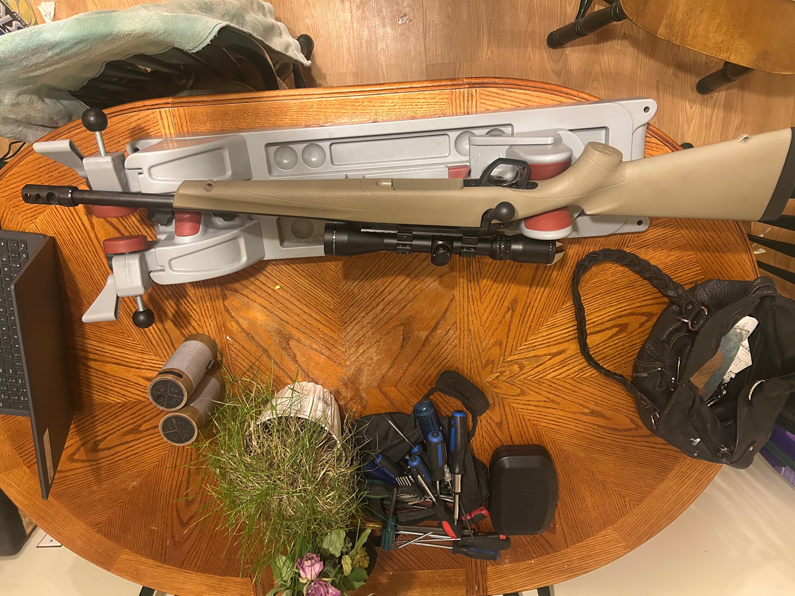 Photo of Remington 783 in 308 heavy short barrel with muzzle brake 