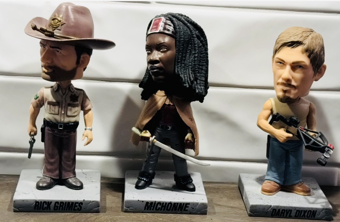 Photo of Walking Dead Bobble heads Daryl Dixon/ Michonne/ Rick Grimes