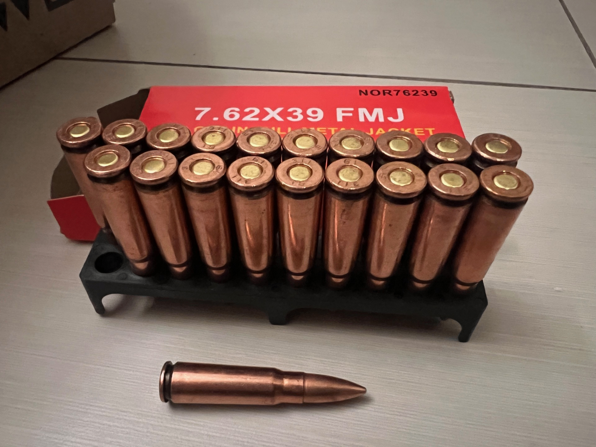 Photo of Norinco 7.62x39 Noncorrosive Ammo Rifle Round (10 boxes) Ammunition 