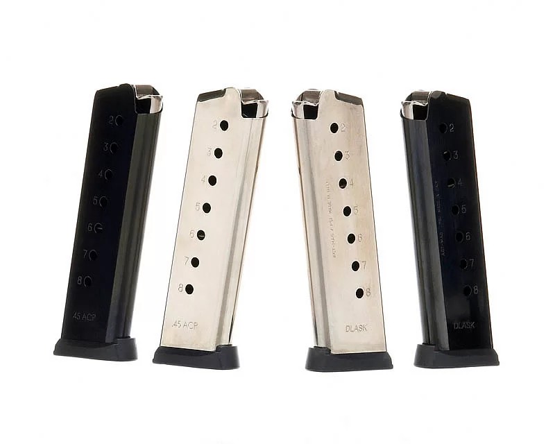 Photo of Dlask 8 rd .45acp magazines, government size